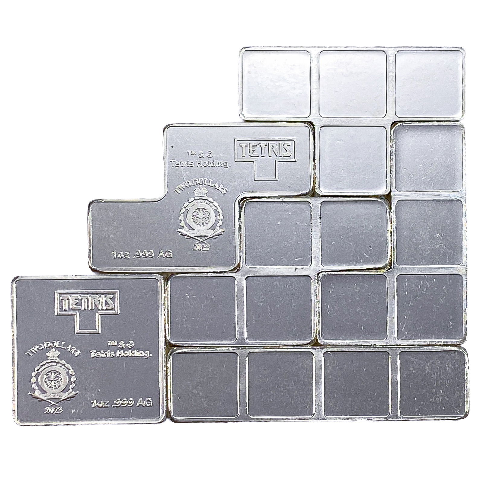 [6] 1oz Silver Bars Tetris: [6] 1oz Silver Bars Tetris