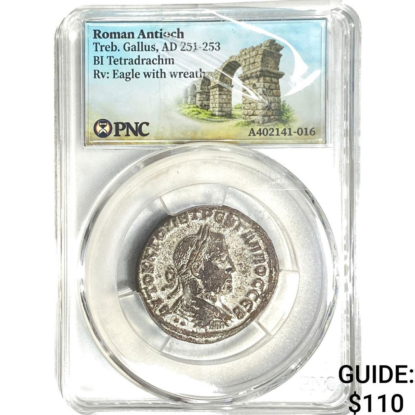Roman Antioch Treb. Gallus 251-253 AD Bi-Tetradrachm PNC: Roman Antioch Treb. Gallus 251-253 AD Bi-Tetradrachm PNC