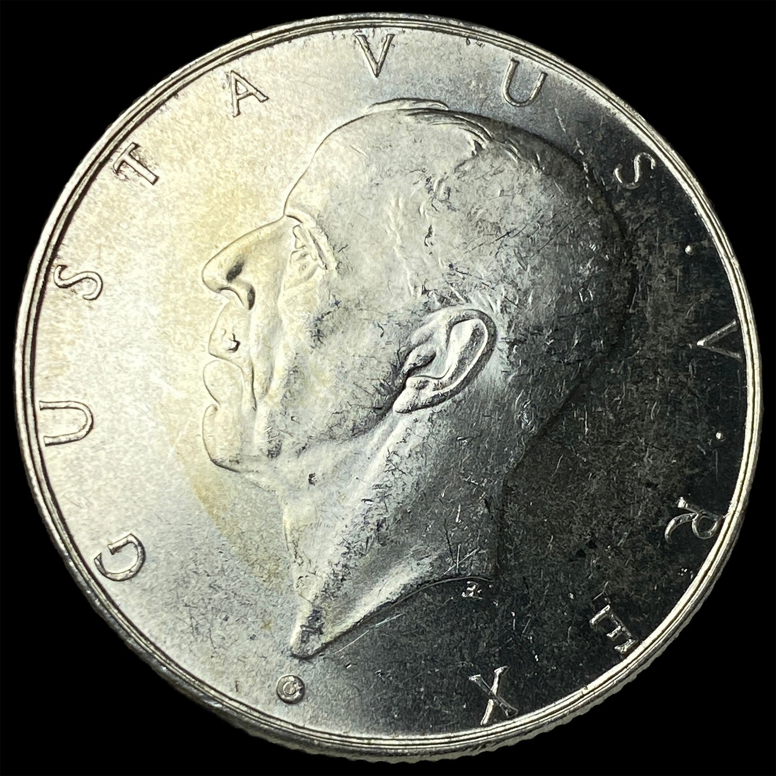 1938 Sweden Silver 2 Kroner UNCIRCULATED: 1938 Sweden Silver 2 Kroner UNCIRCULATED