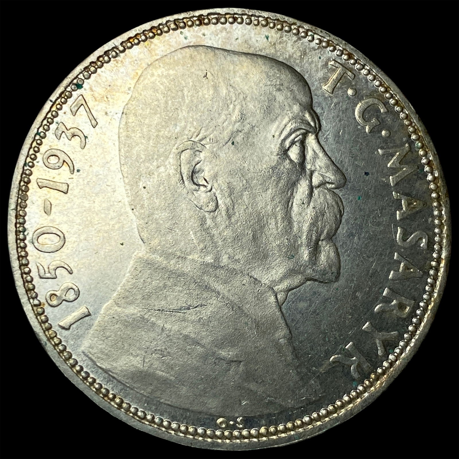 1937 Czechoslovakia Silver 20 Koron CHOICE AU: 1937 Czechoslovakia Silver 20 Koron CHOICE AU