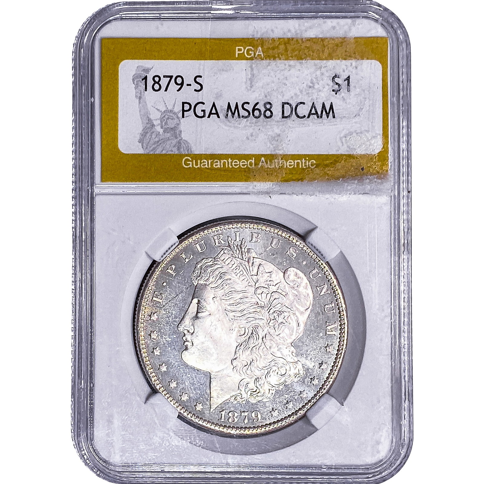 1879-S Morgan Silver Dollar PGA MS68 DCAM: 1879-S Morgan Silver Dollar PGA MS68 DCAM