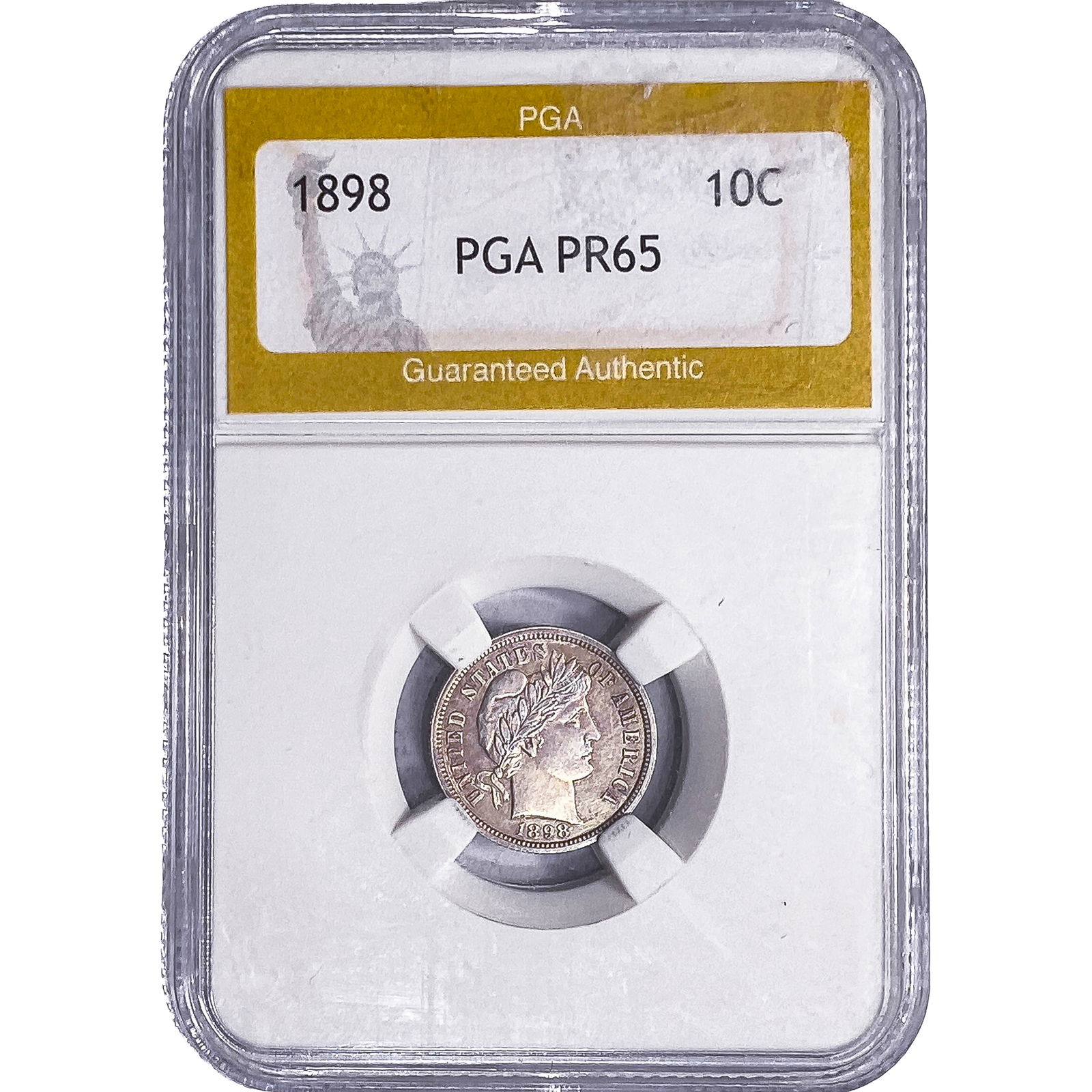 1898 Barber Dime PGA PR65 (1 of 2)