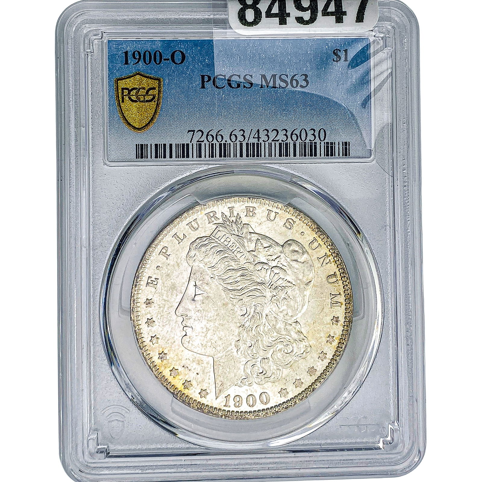 1900-O Morgan Silver Dollar PCGS MS63: 1900-O Morgan Silver Dollar PCGS MS63