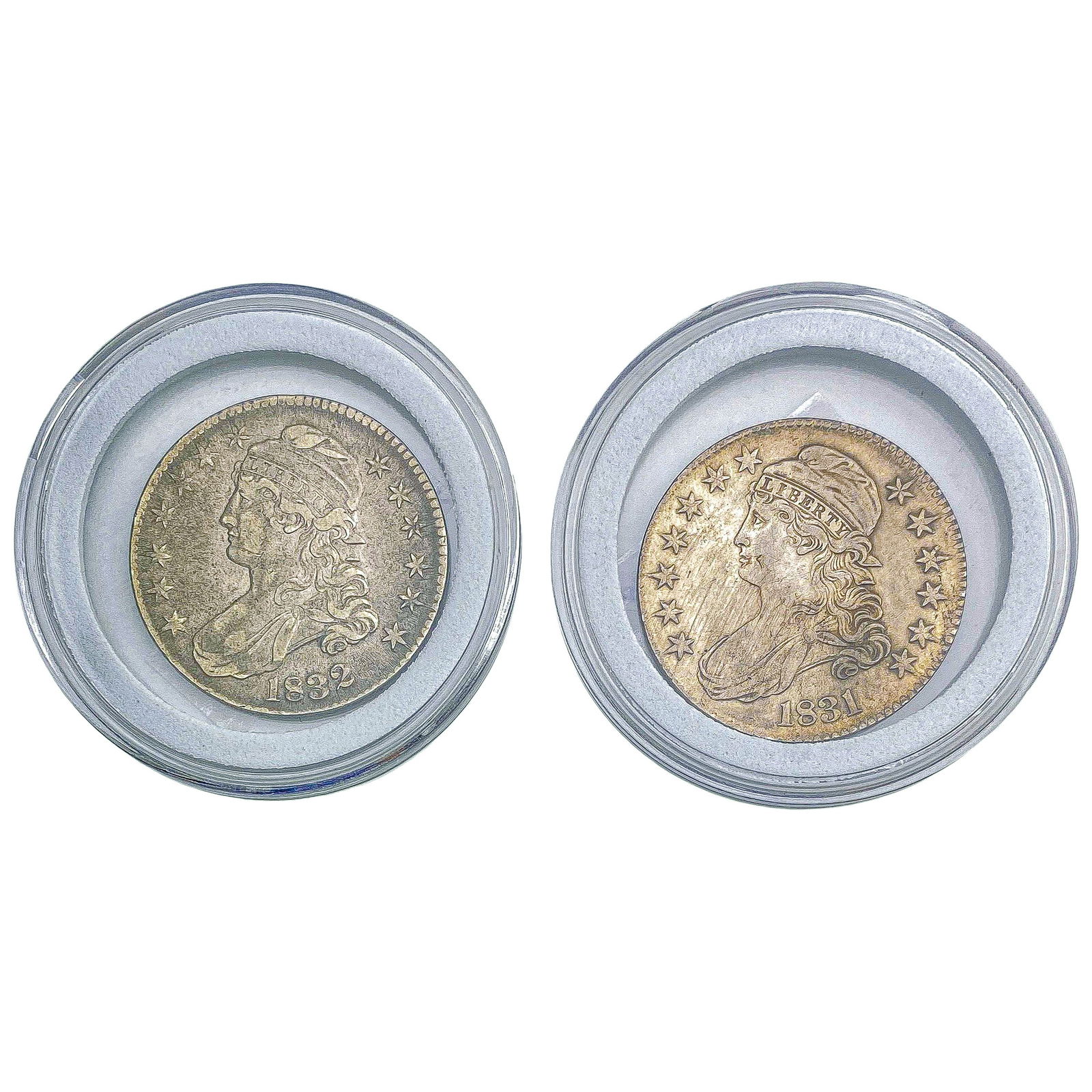 [2 Coins] 1831-1832 Capped Bust Half Dollar (1 of 2)