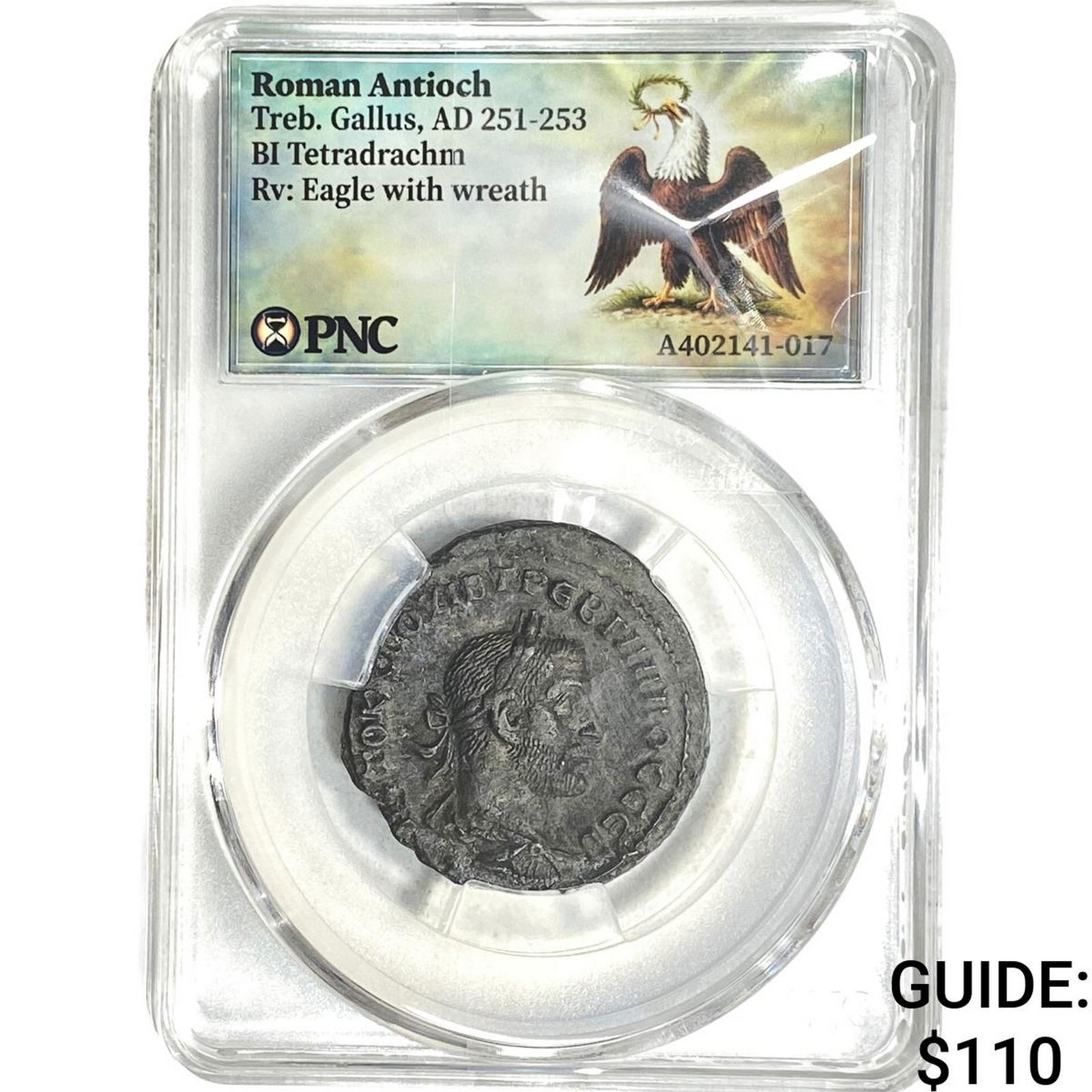 Roman Antioch Treb. Gallus 251-253 AD Bi-Tetradrachm PNC: Roman Antioch Treb. Gallus 251-253 AD Bi-Tetradrachm PNC
