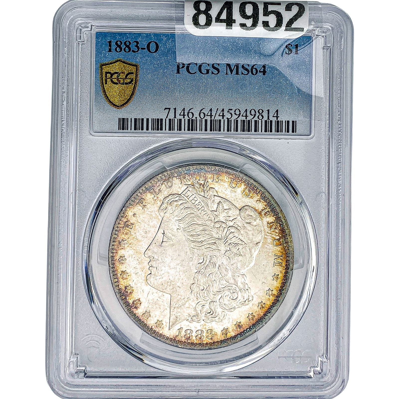 1883-O Morgan Silver Dollar PCGS MS64: 1883-O Morgan Silver Dollar PCGS MS64