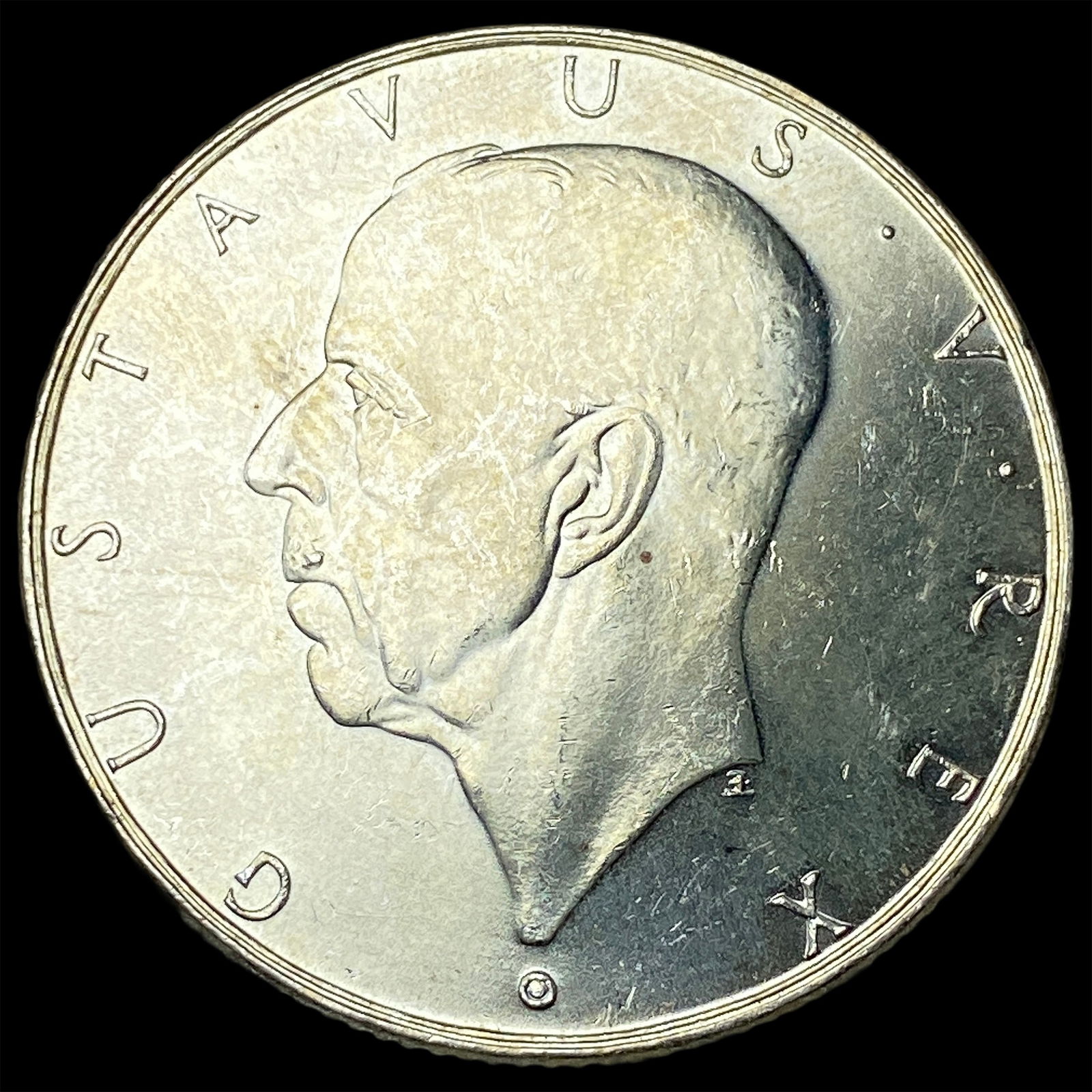 1938 Sweden Silver 2 Kroner UNCIRCULATED: 1938 Sweden Silver 2 Kroner UNCIRCULATED
