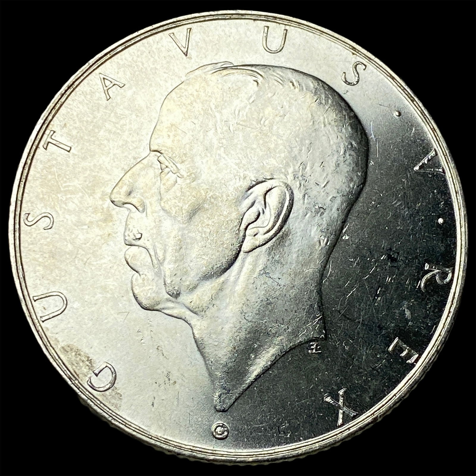 1938 Sweden Silver 2 Kroner UNCIRCULATED: 1938 Sweden Silver 2 Kroner UNCIRCULATED