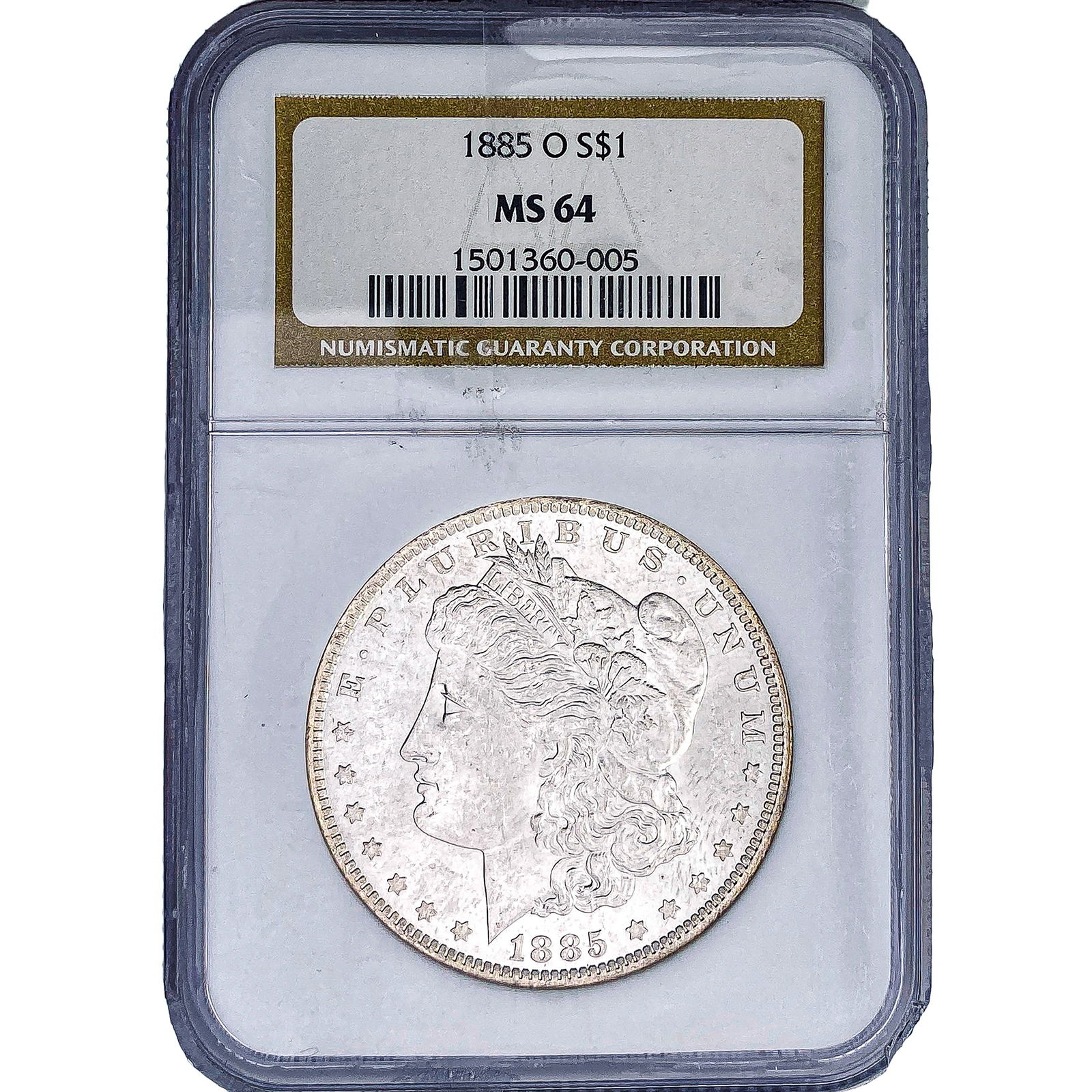 1885-O Morgan Silver Dollar NGC MS64 (1 of 2)