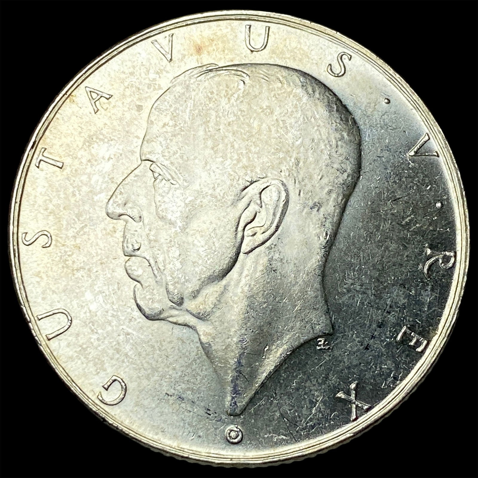 1938 Sweden Silver 2 Kroner UNCIRCULATED: 1938 Sweden Silver 2 Kroner UNCIRCULATED