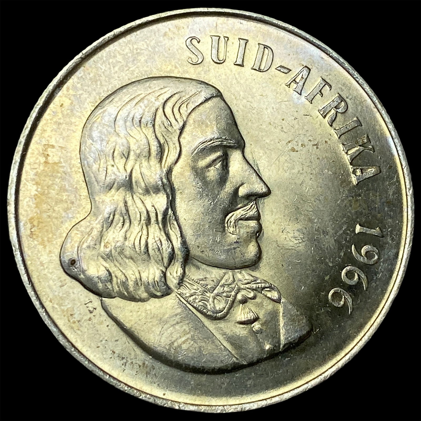 1966 South Africa Silver 1 Rand CLOSELY UNCIRCULATED (1 of 2)