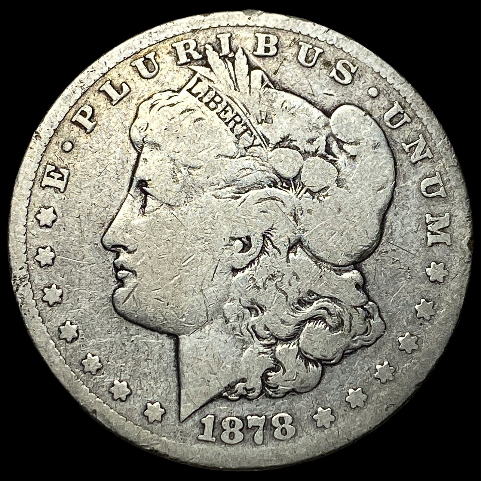 1878-S Silver Morgan Dollar NICELY CIRCULATED: 1878-S Silver Morgan Dollar NICELY CIRCULATED
