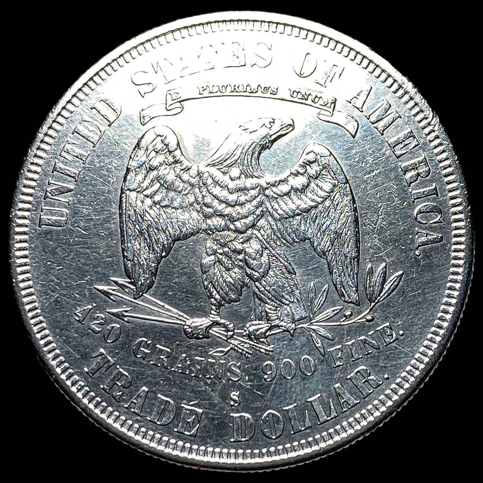 1877-S Silver Trade Dollar CLOSELY UNCIRCULATED - 2