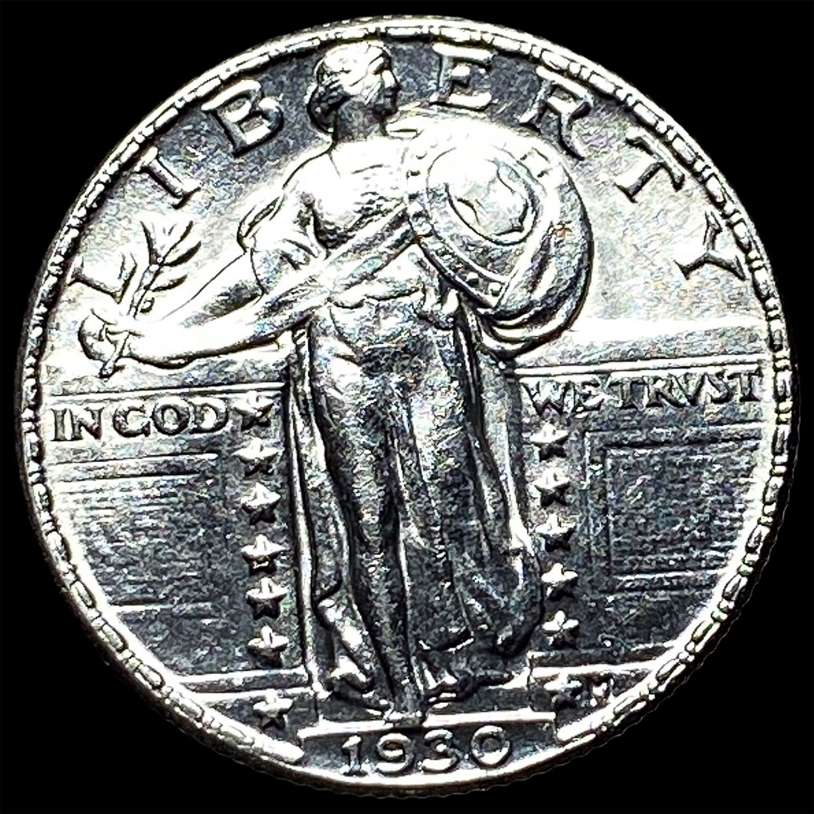 1930 FH Standing Liberty Silver Quarter UNCIRCULATED: 1930 FH Standing Liberty Silver Quarter UNCIRCULATED