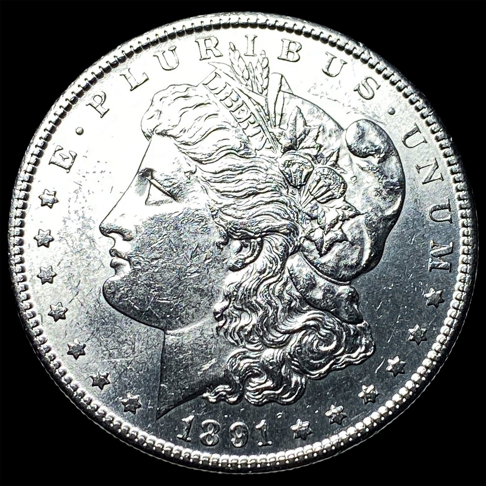 1891-S Silver Morgan Dollar UNCIRCULATED: 1891-S Silver Morgan Dollar UNCIRCULATED