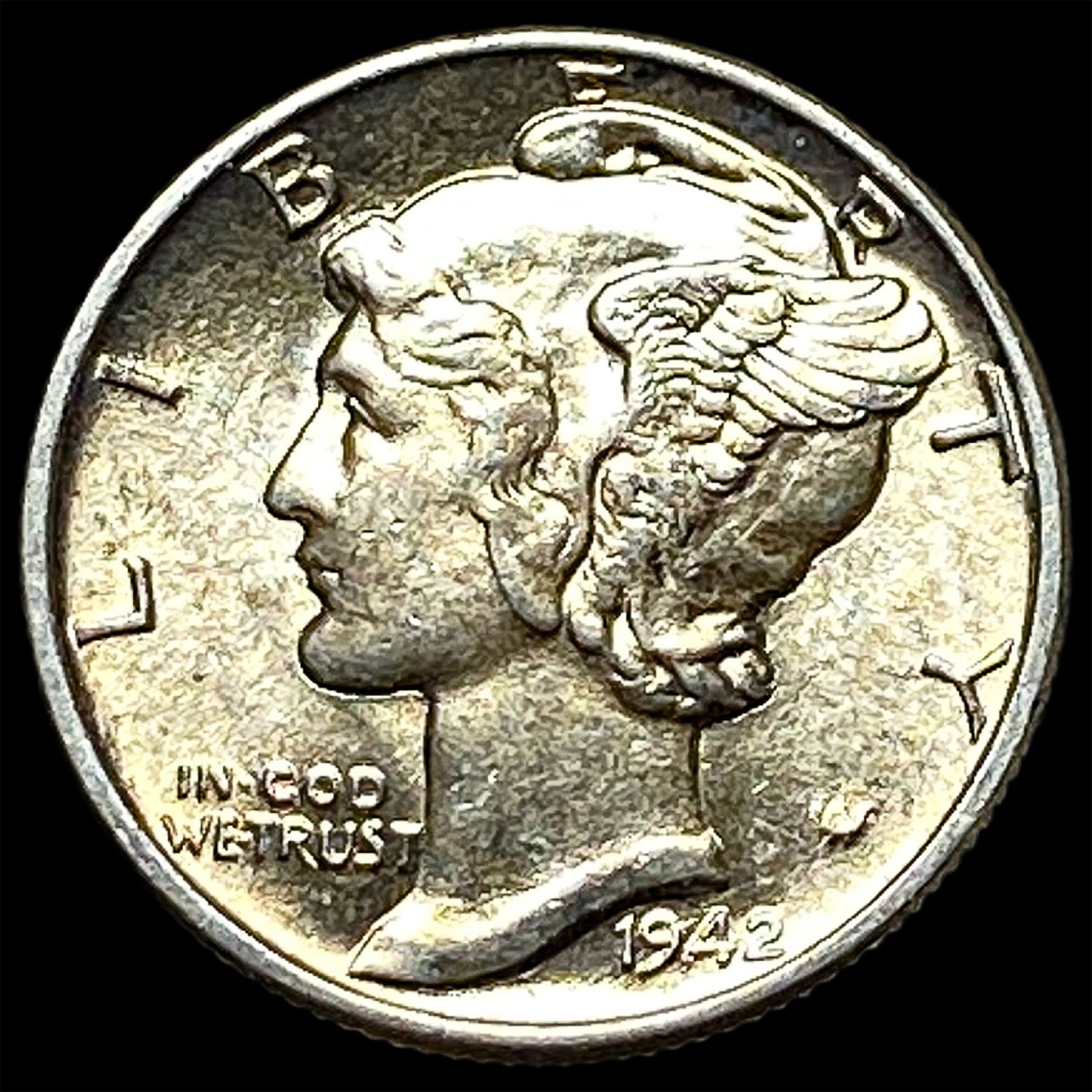1942-S Silver Mercury Dime UNCIRCULATED: 1942-S Silver Mercury Dime UNCIRCULATED
