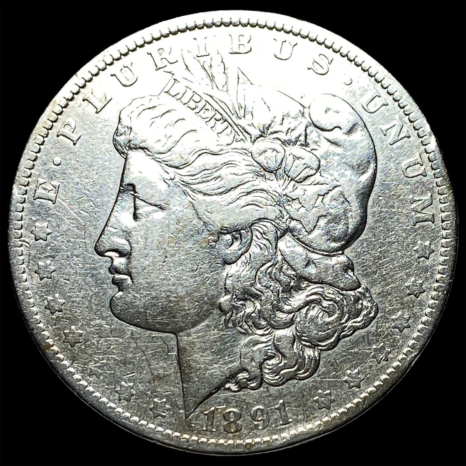 1891-O Silver Morgan Dollar NEARLY UNCIRCULATED: 1891-O Silver Morgan Dollar NEARLY UNCIRCULATED