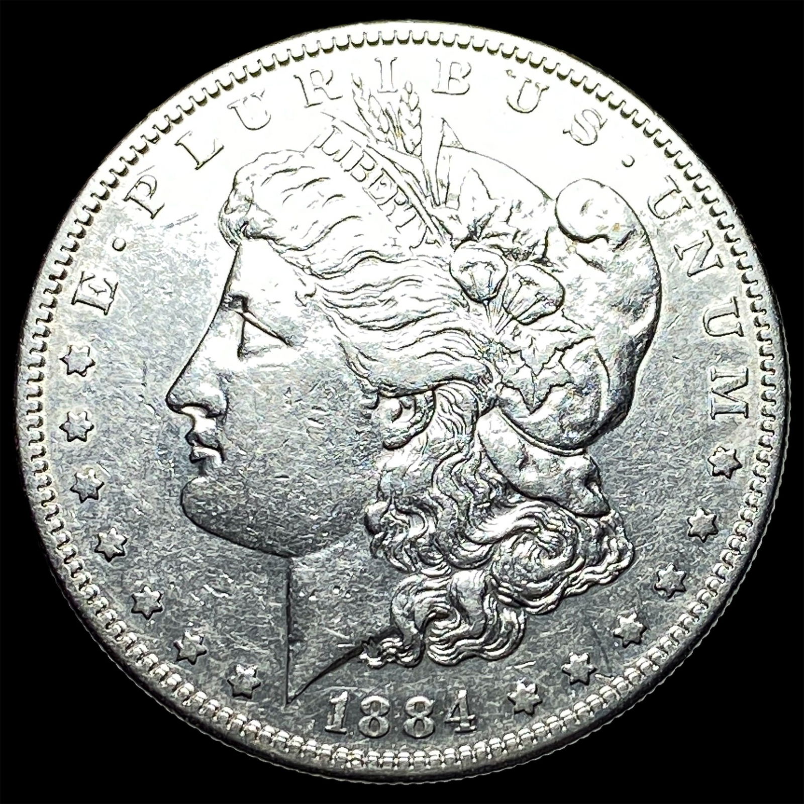 1884-S Silver Morgan Dollar CLOSELY UNCIRCULATED: 1884-S Silver Morgan Dollar CLOSELY UNCIRCULATED