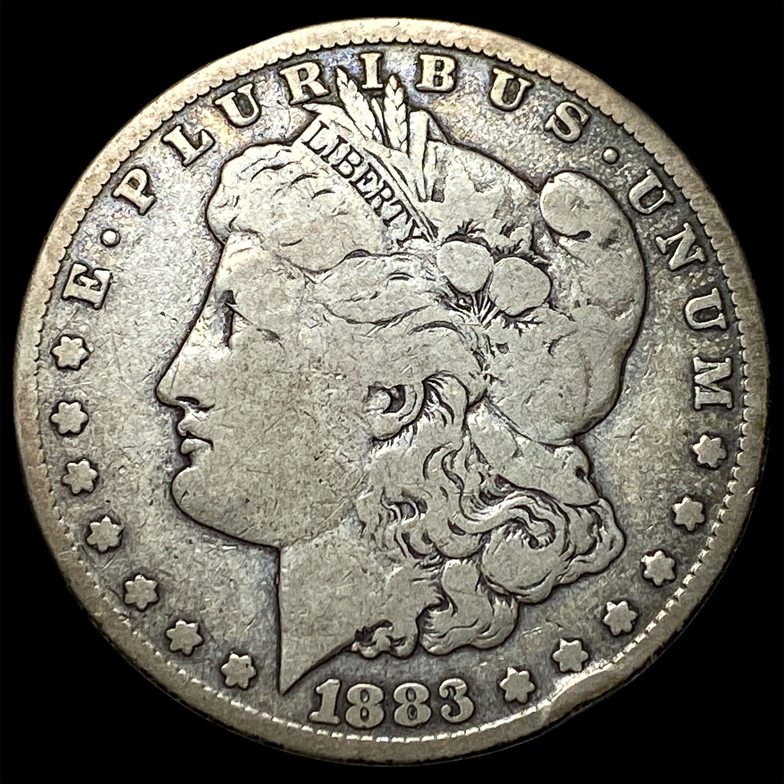 1883-CC Morgan Silver Dollar NICELY CIRCULATED: 1883-CC Morgan Silver Dollar NICELY CIRCULATED