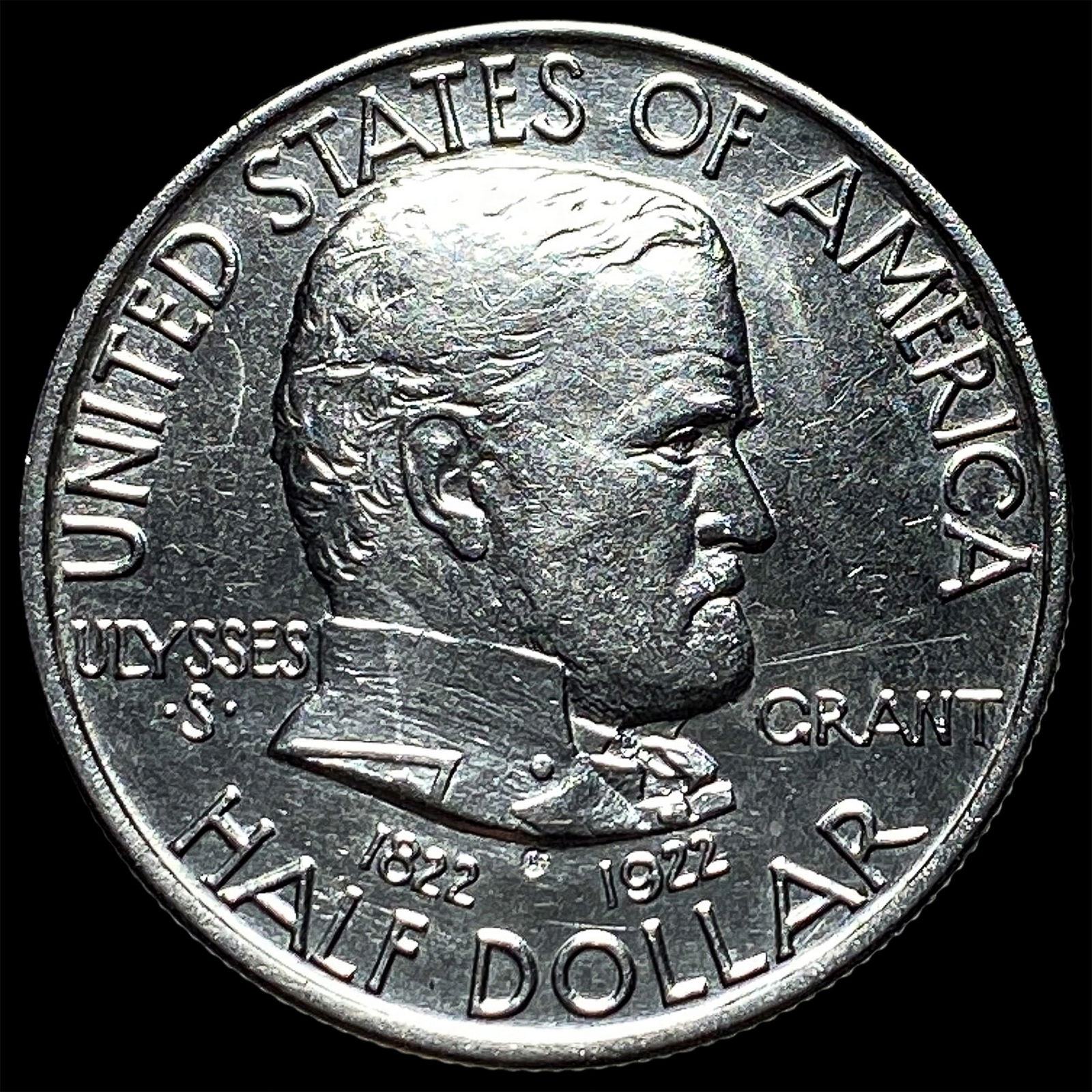 1922-S Silver Grant Memorial Half Dollar UNCIRCULATED (1 of 2)