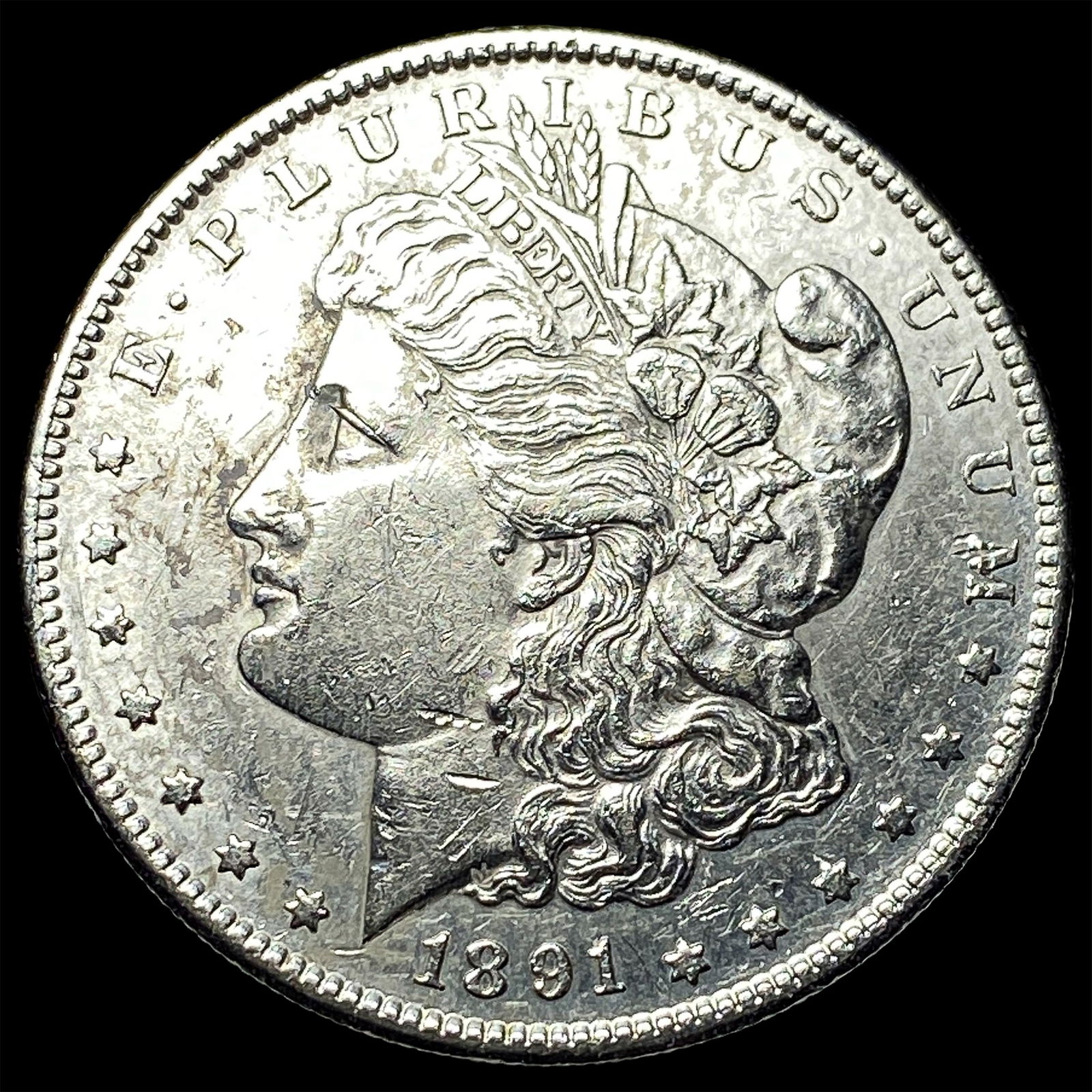 1891-S Silver Morgan Dollar UNCIRCULATED: 1891-S Silver Morgan Dollar UNCIRCULATED