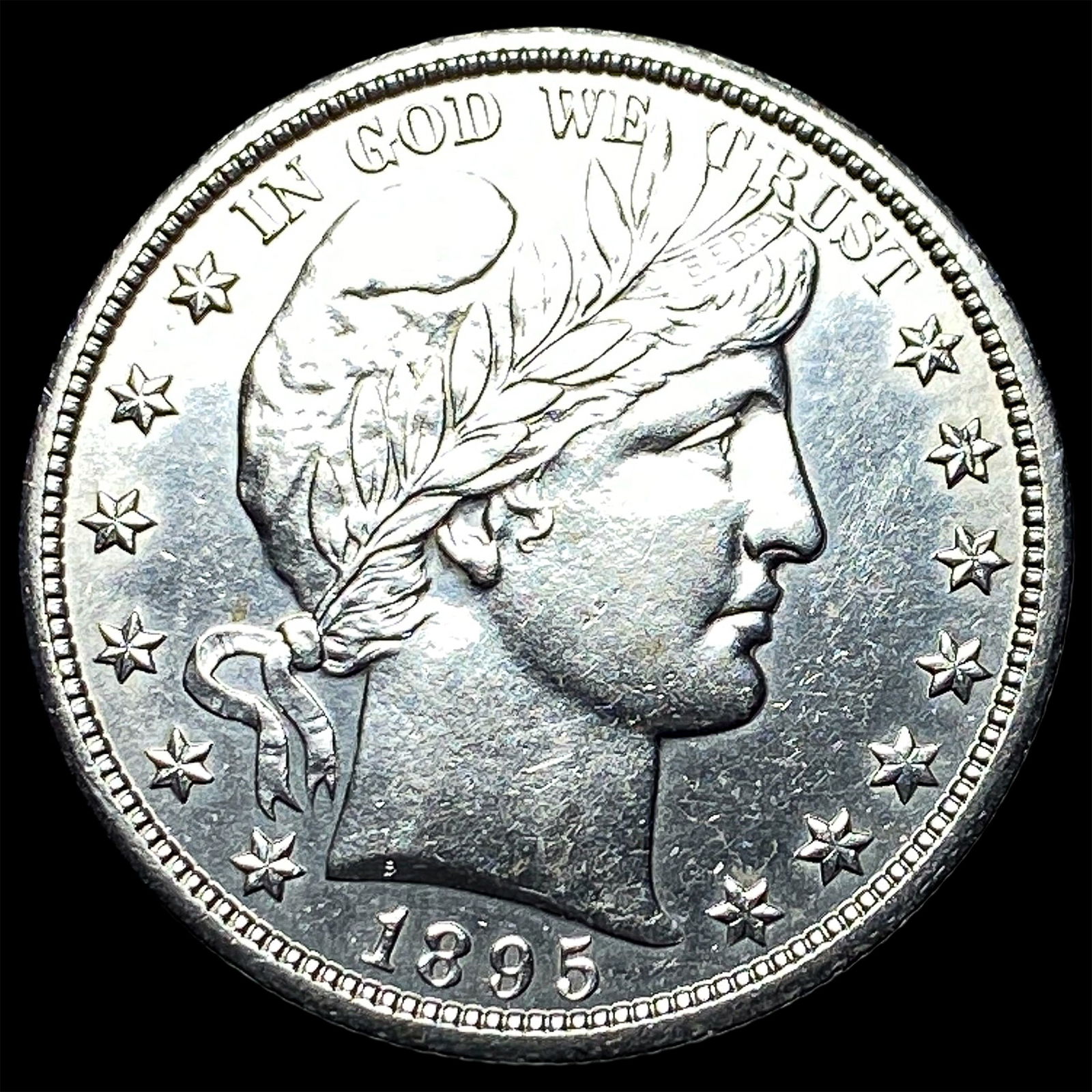 1895-O Silver Barber Half Dollar UNCIRCULATED (1 of 2)