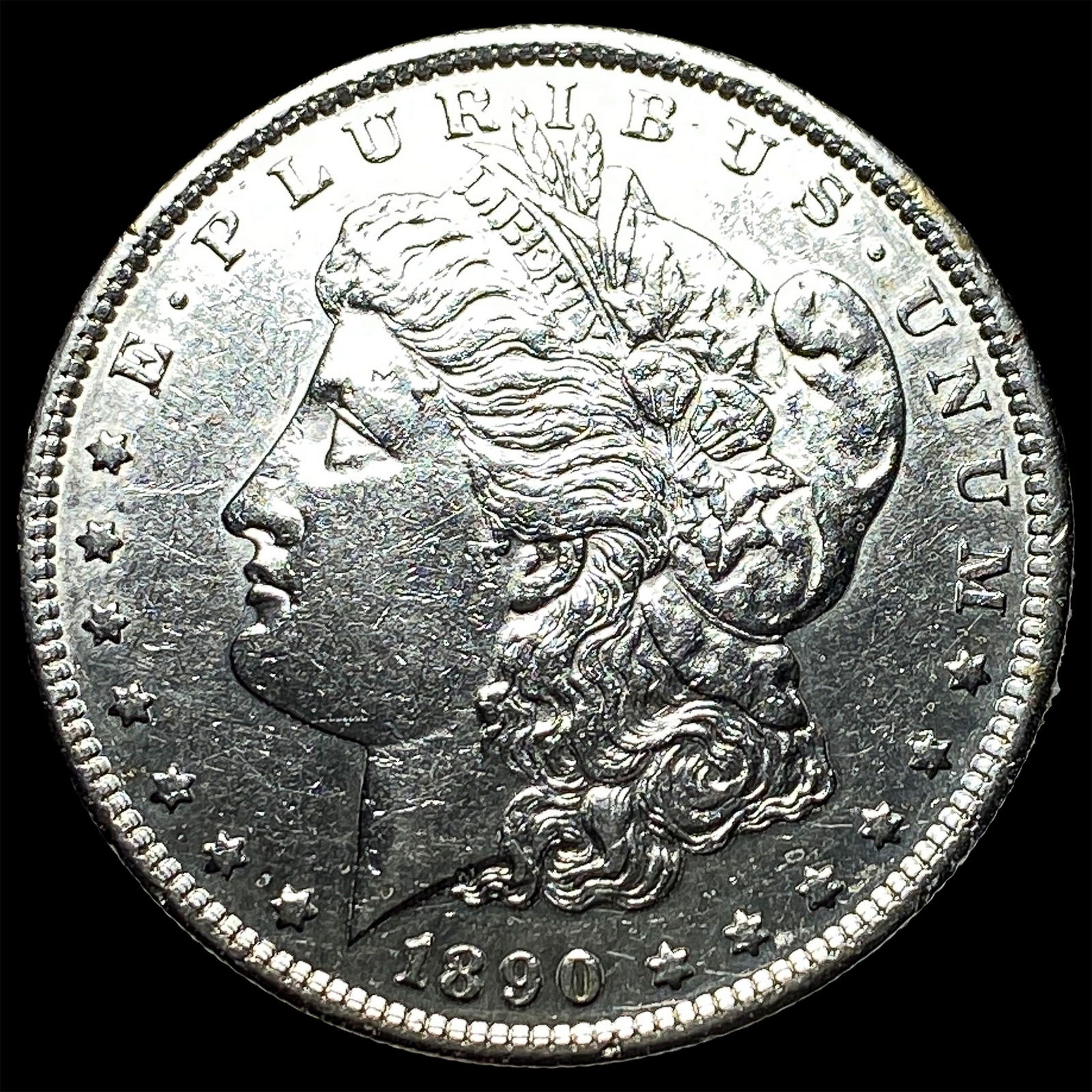 1890 Silver Morgan Dollar CLOSELY UNCIRCULATED (1 of 2)