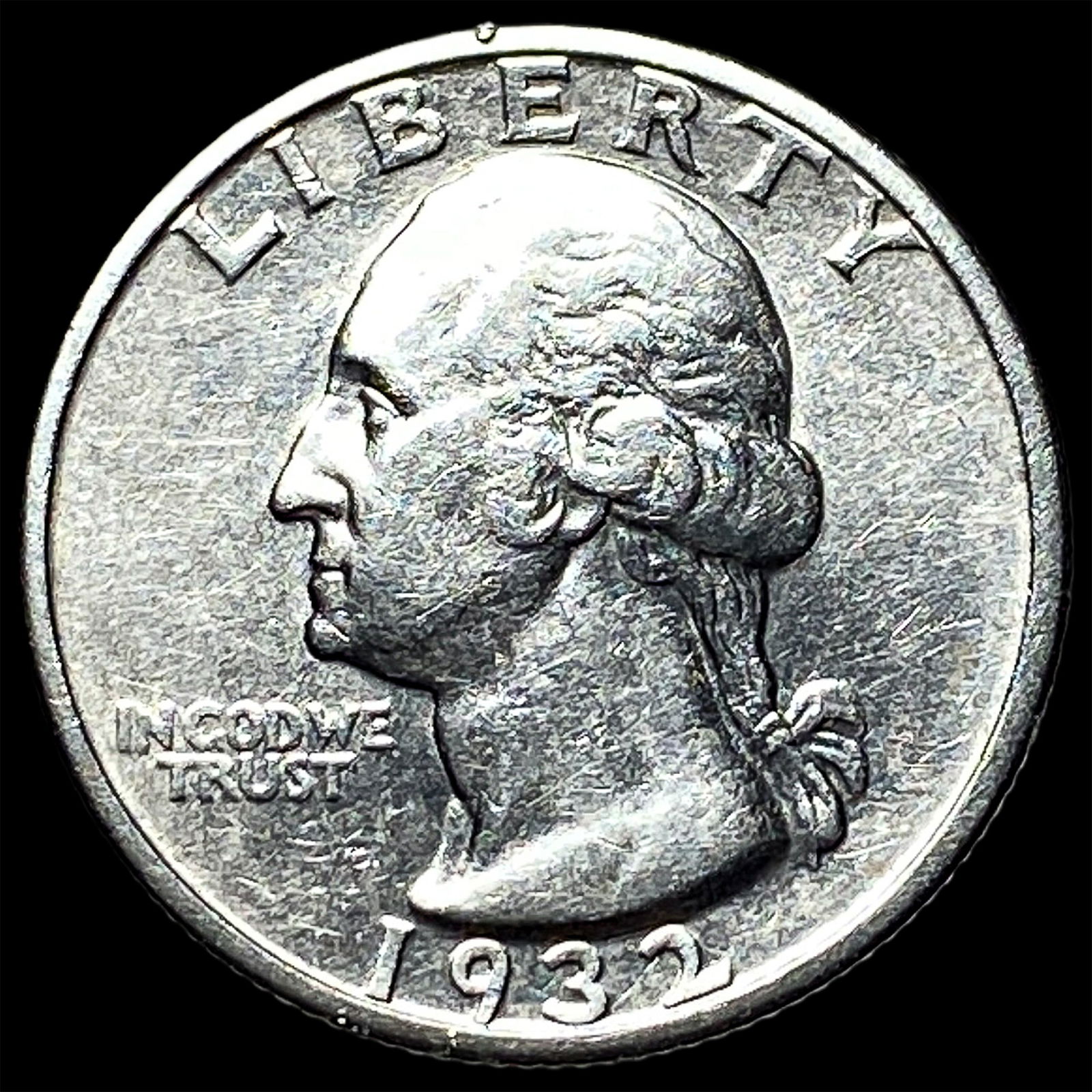 1932-S Silver Washington Quarter CLOSELY UNCIRCULATED: 1932-S Silver Washington Quarter CLOSELY UNCIRCULATED