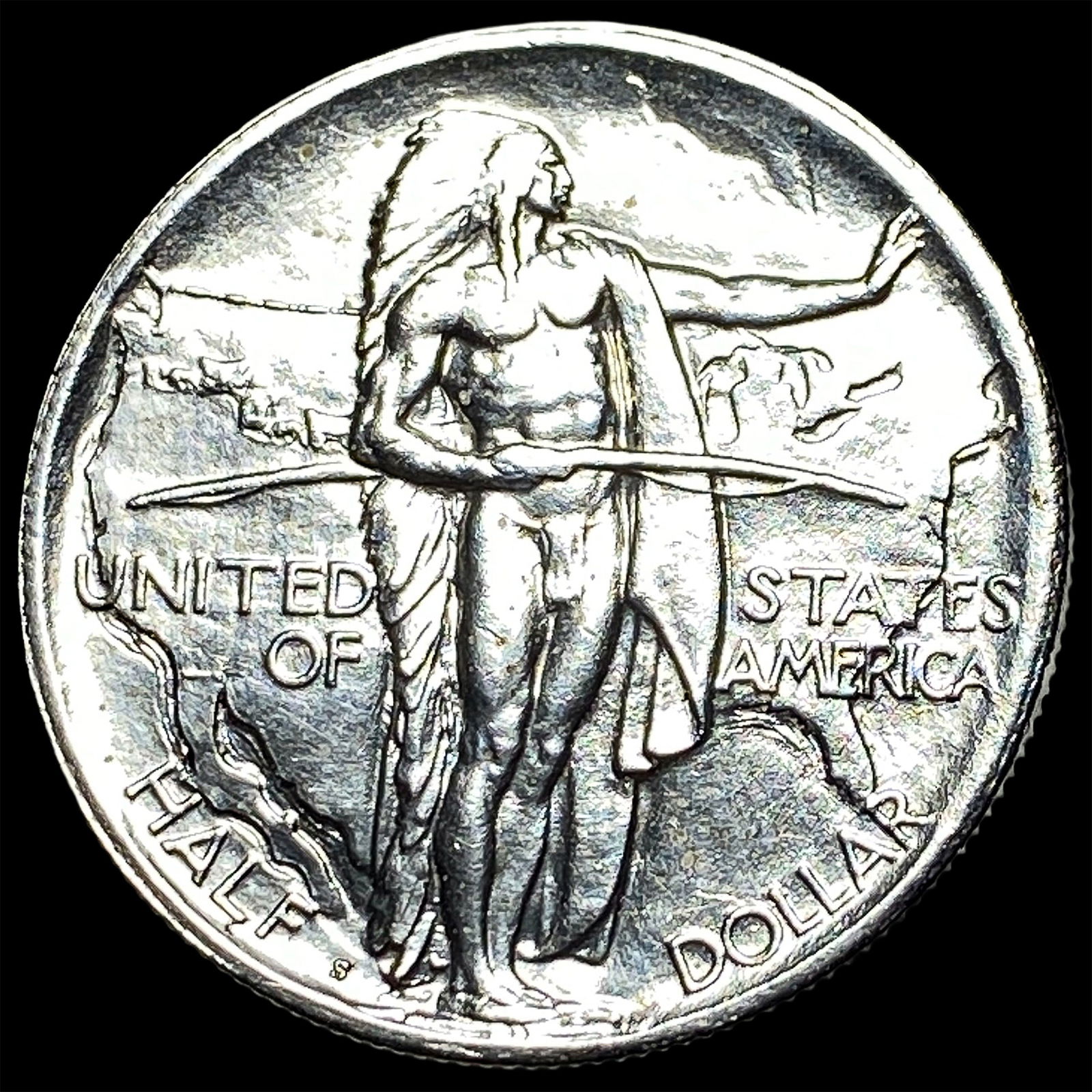 1926-S Silver Oregon Trail Half Dollar UNCIRCULATED: 1926-S Silver Oregon Trail Half Dollar UNCIRCULATED
