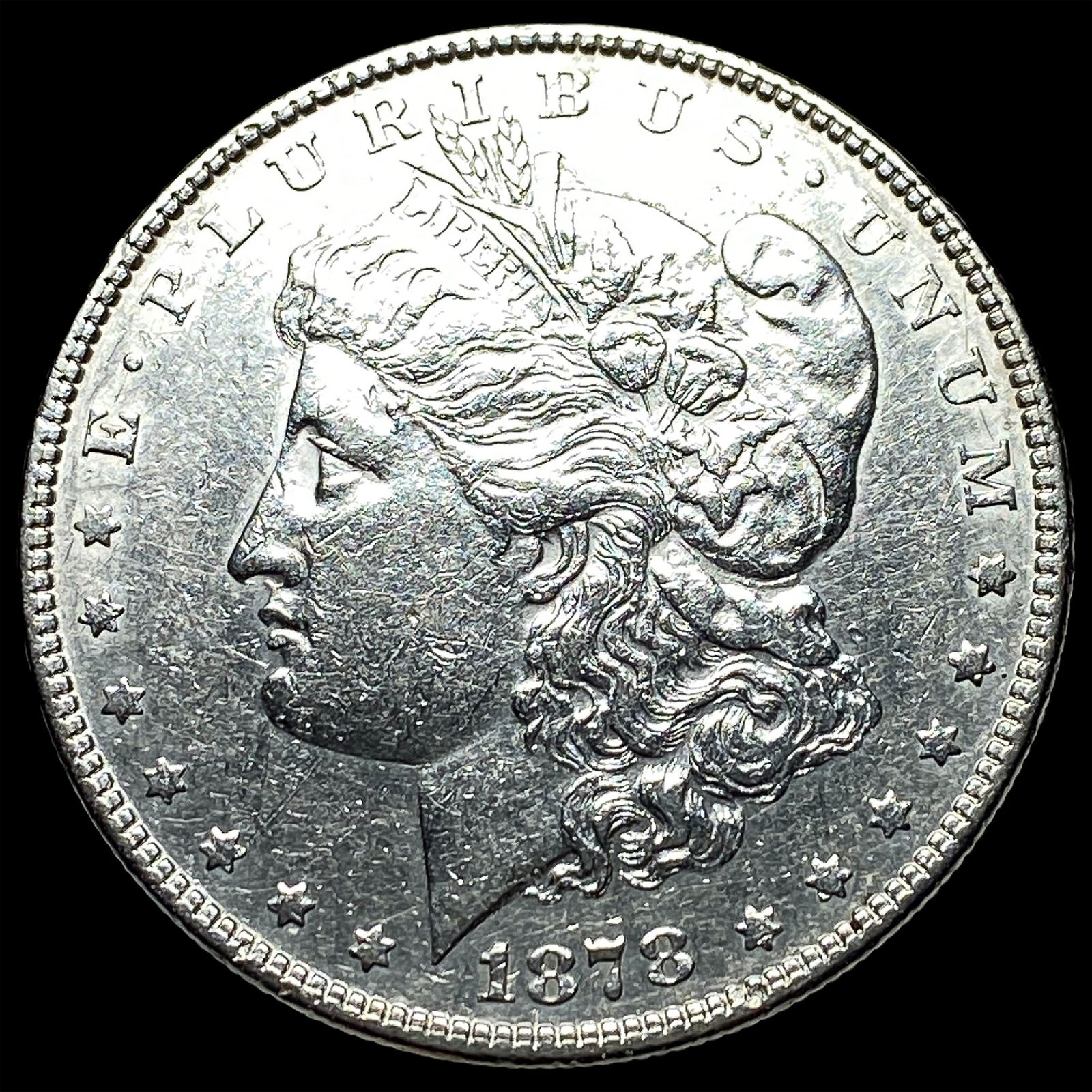 1878 Silver Morgan Dollar CLOSELY UNCIRCULATED: 1878 Silver Morgan Dollar CLOSELY UNCIRCULATED