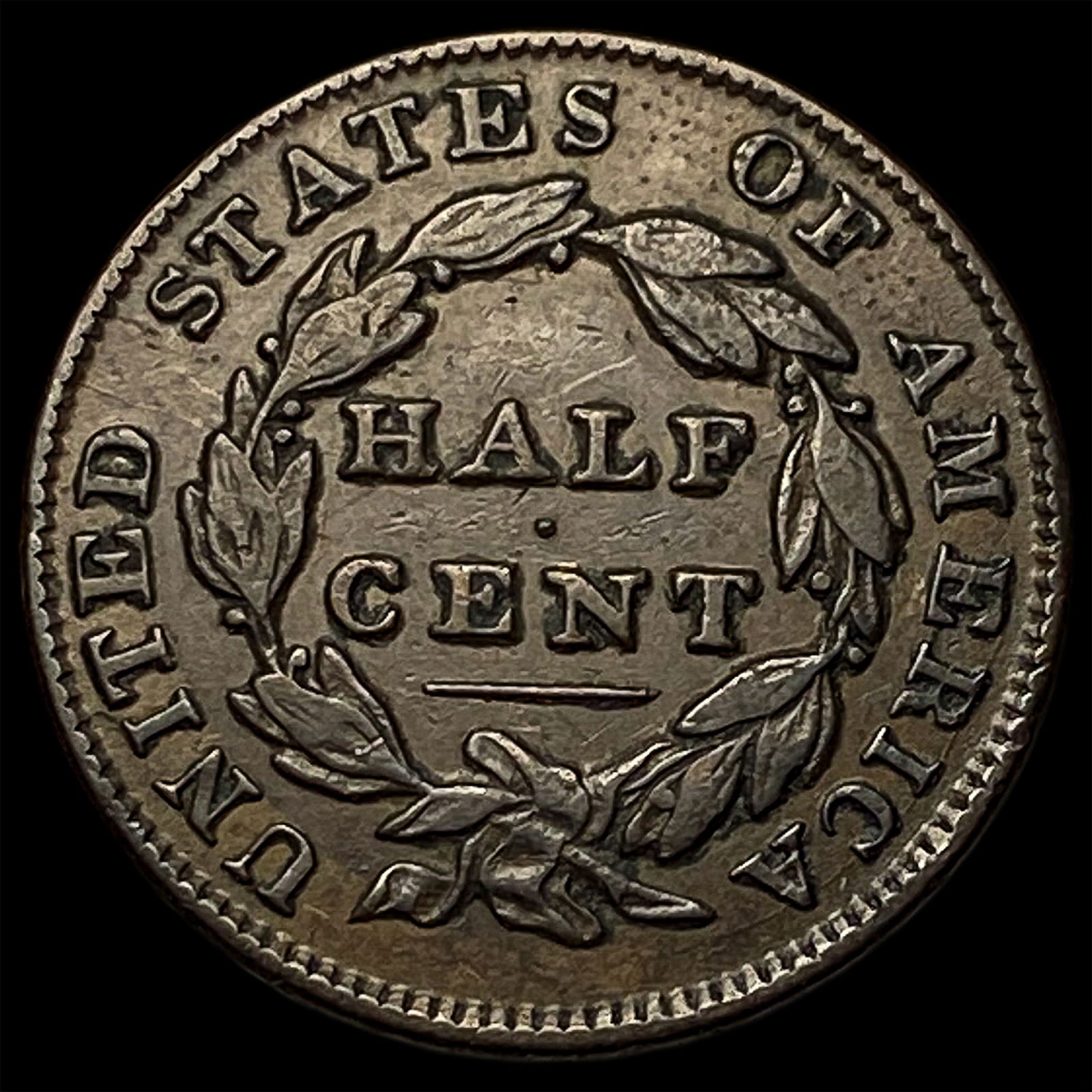 1835 Classic Head Half Cent CLOSELY UNCIRCULATED - 2