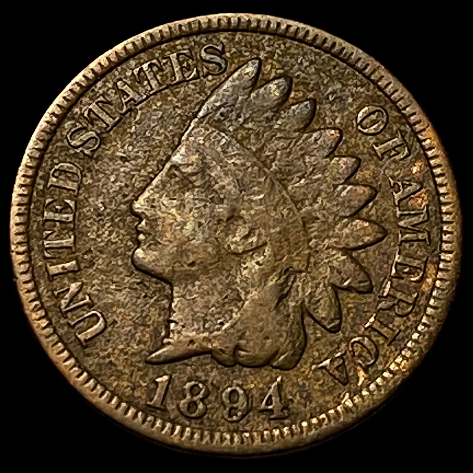 1894 Indian Head Cent LIGHTLY CIRCULATED (1 of 2)