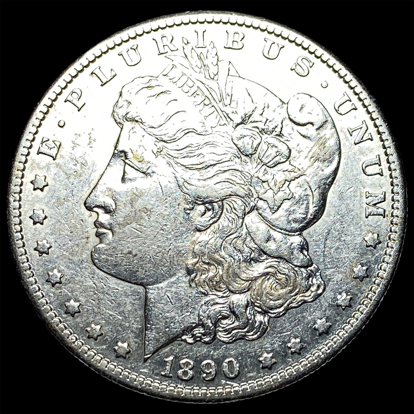 1890-S Silver Morgan Dollar CLOSELY UNCIRCULATED