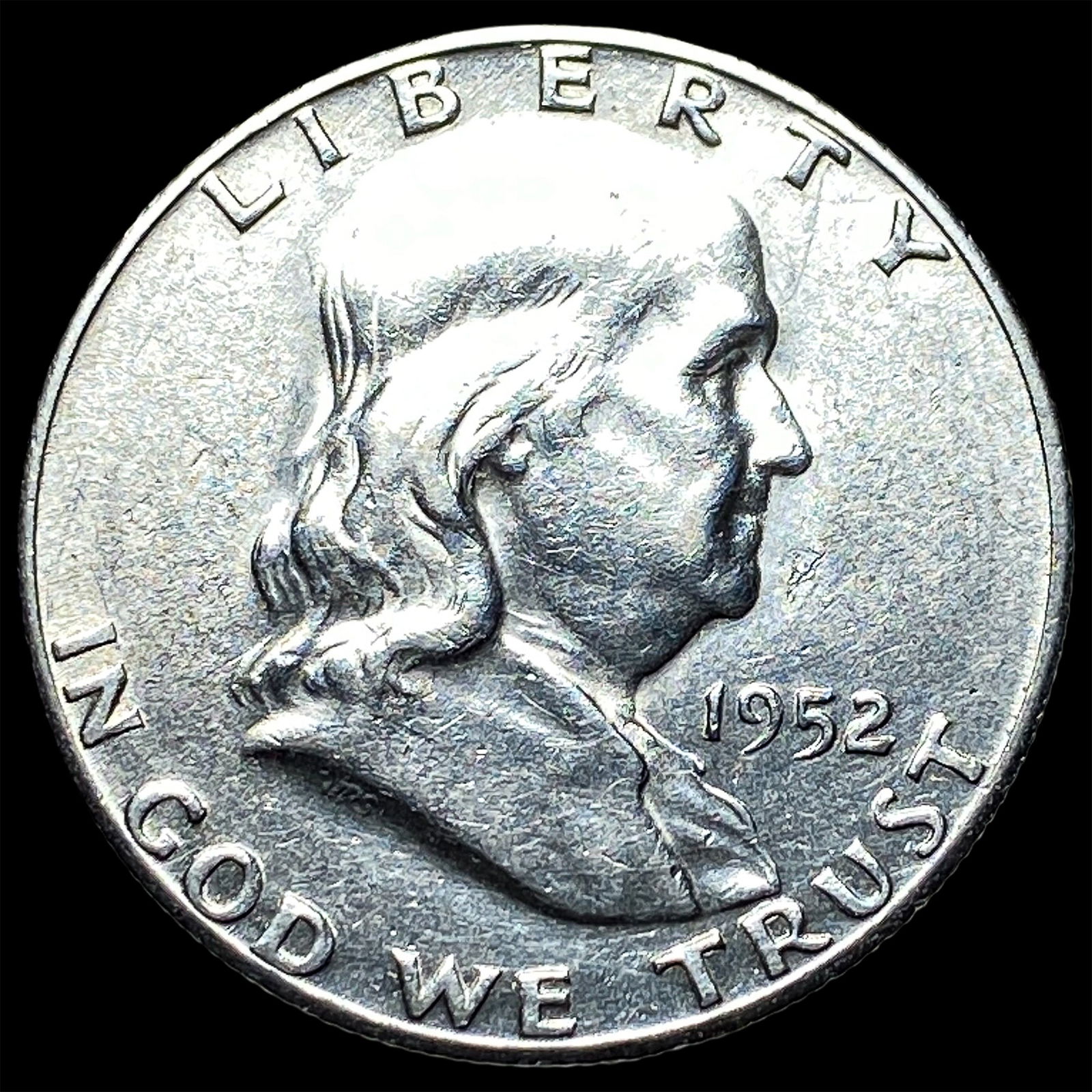 1952-S Silver Half Dollar Franklin UNCIRCULATED (1 of 2)