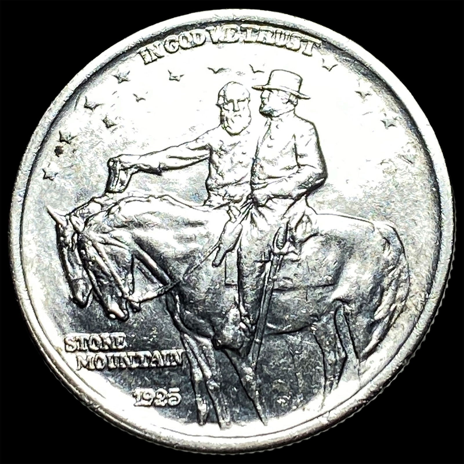 1925 Silver Stone Mountain Half Dollar UNCIRCULATED (1 of 2)