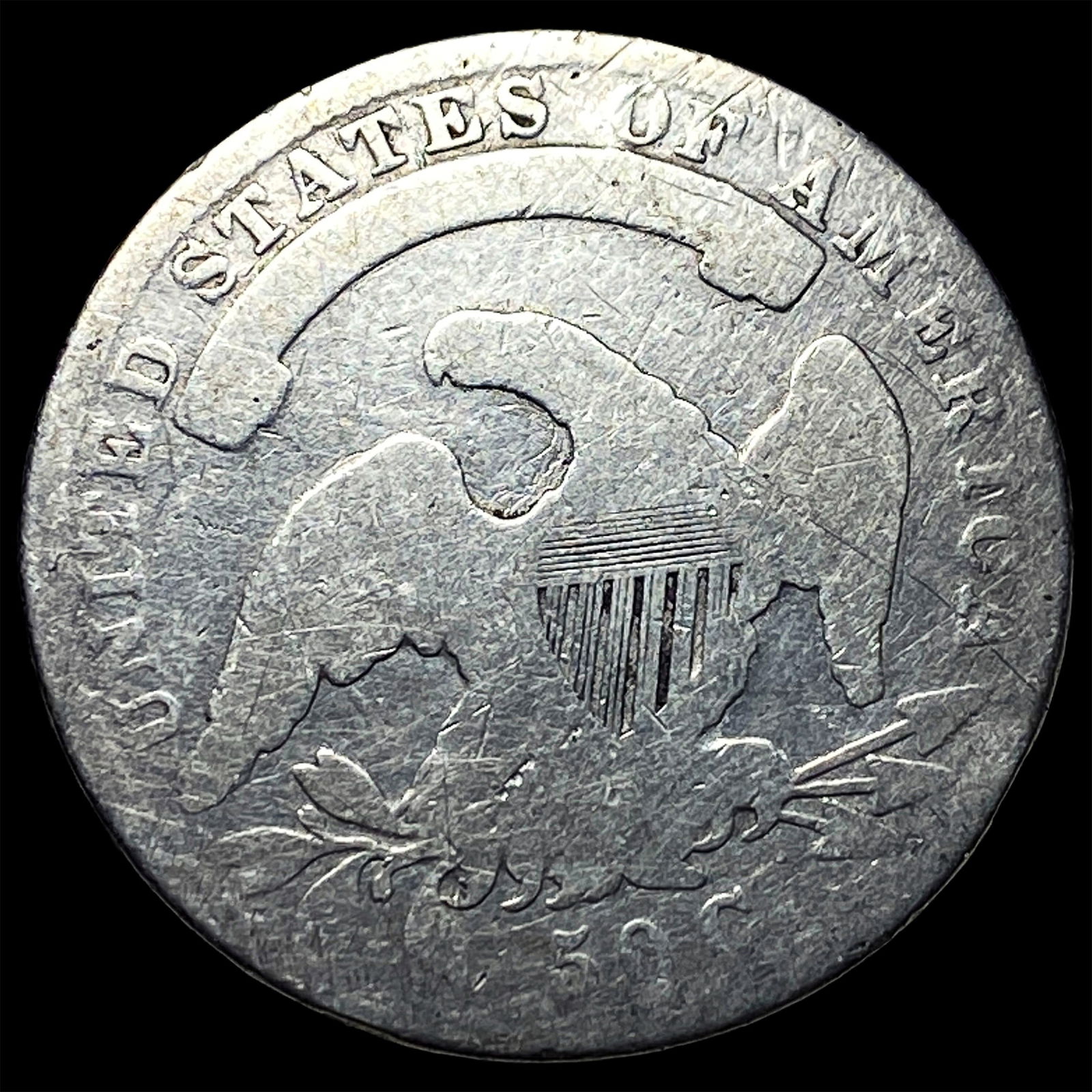 1820 Capped Bust Half Dollar NICELY CIRCULATED - 2