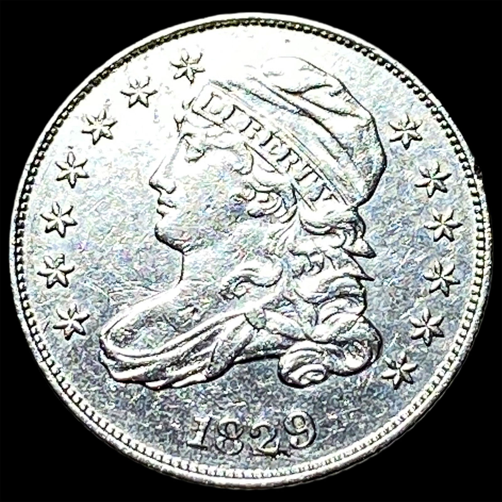 1829 Capped Bust Dime CLOSELY UNCIRCULATED (1 of 2)