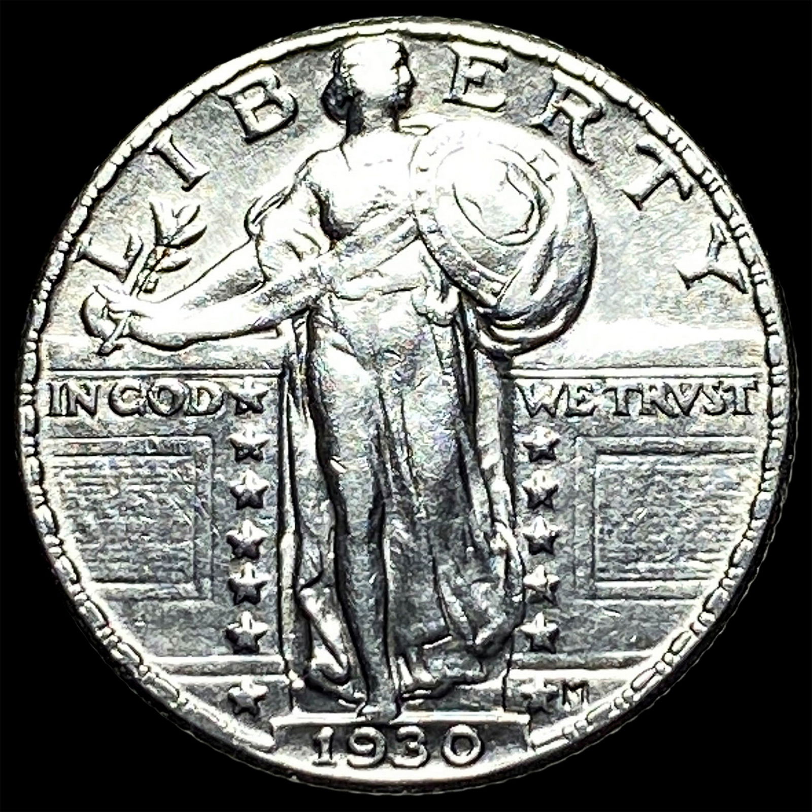 1930 Standing Liberty Silver Quarter CLOSELY UNCIRCULATED: 1930 Standing Liberty Silver Quarter CLOSELY UNCIRCULATED