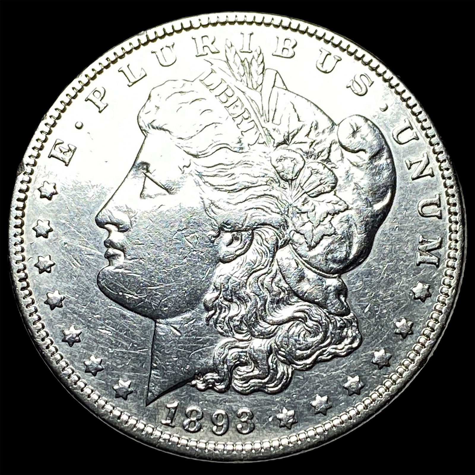1893-S Silver Morgan Dollar CLOSELY UNCIRCULATED: 1893-S Silver Morgan Dollar CLOSELY UNCIRCULATED