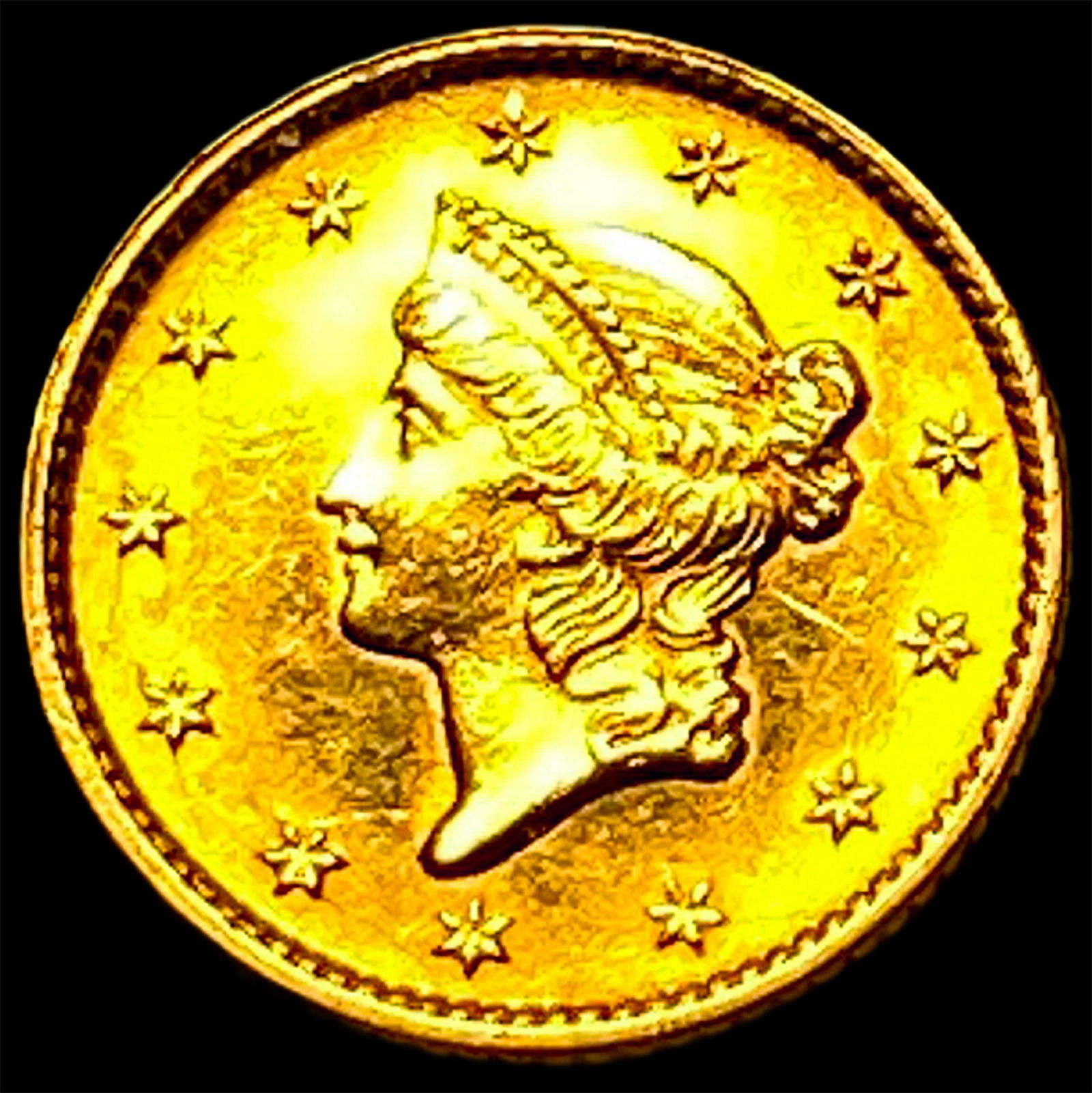 1853 Gold $1 Type 1 CLOSELY UNCIRCULATED (1 of 2)