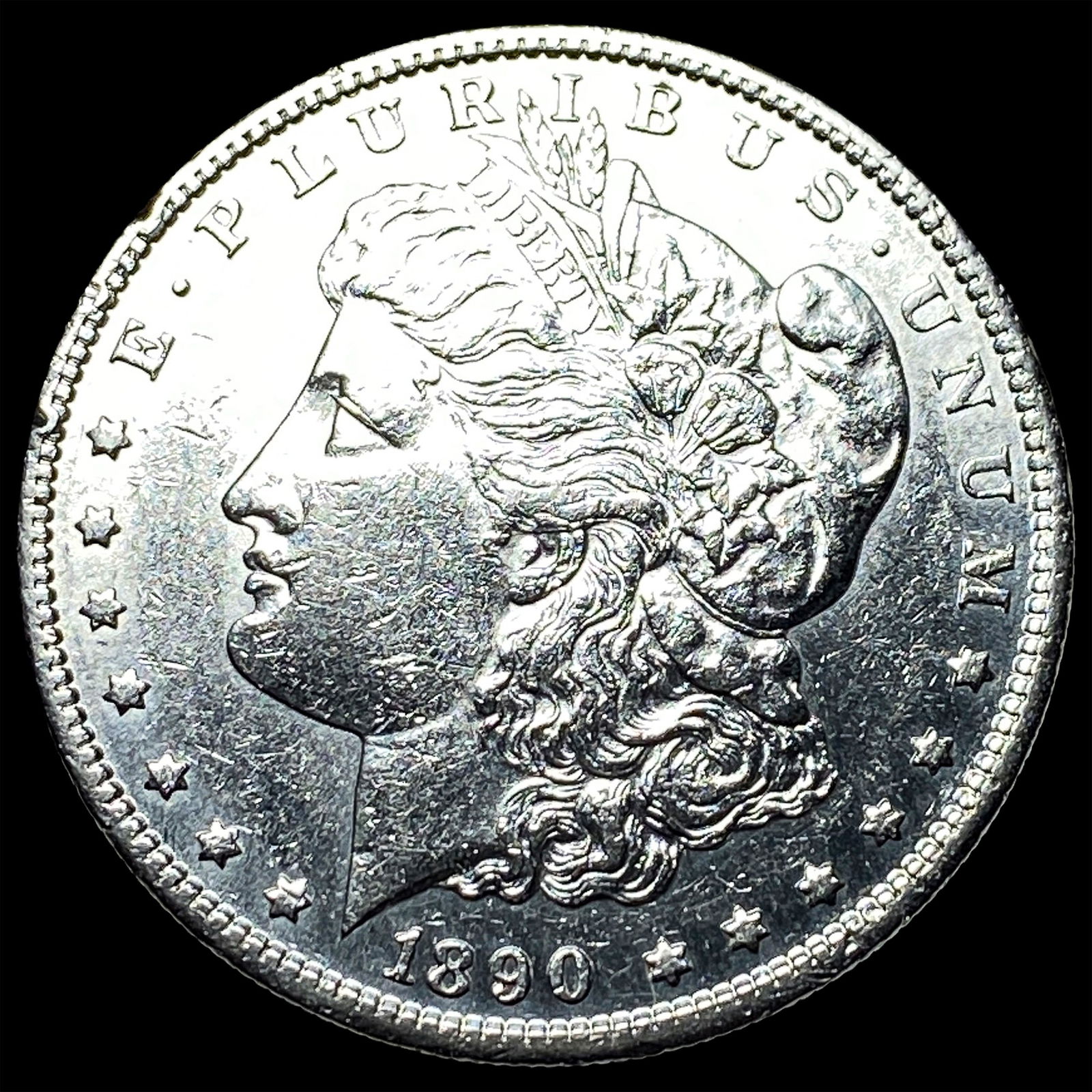 1890 Morgan Silver Dollar CHOICE AU: 1890 Morgan Silver Dollar CHOICE AU