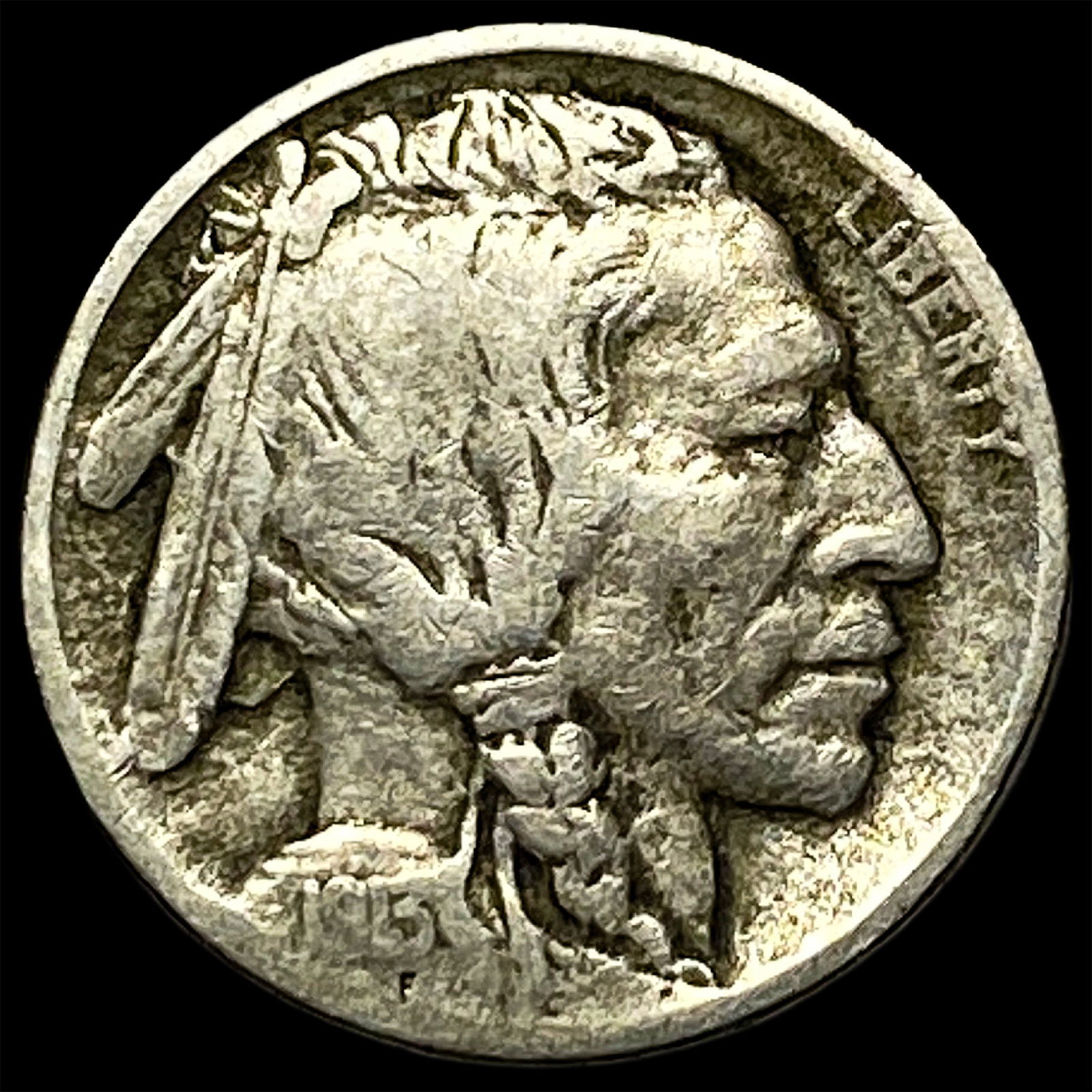 1915-D Buffalo Nickel LIGHTLY CIRCULATED: 1915-D Buffalo Nickel LIGHTLY CIRCULATED