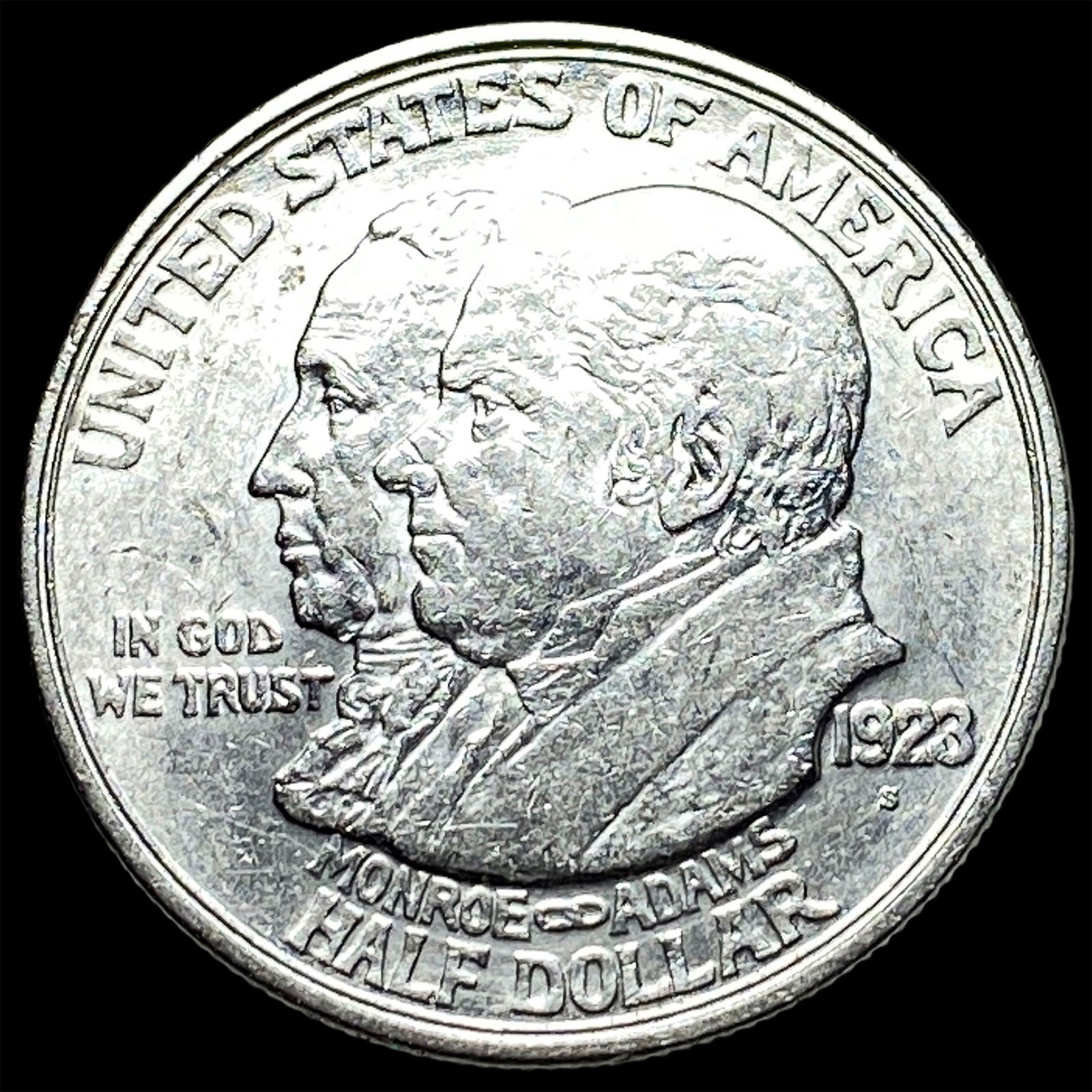 1923-S Silver Monroe Doctrine Centennial Half Dollar CLOSELY UNCIRCULATED (1 of 2)