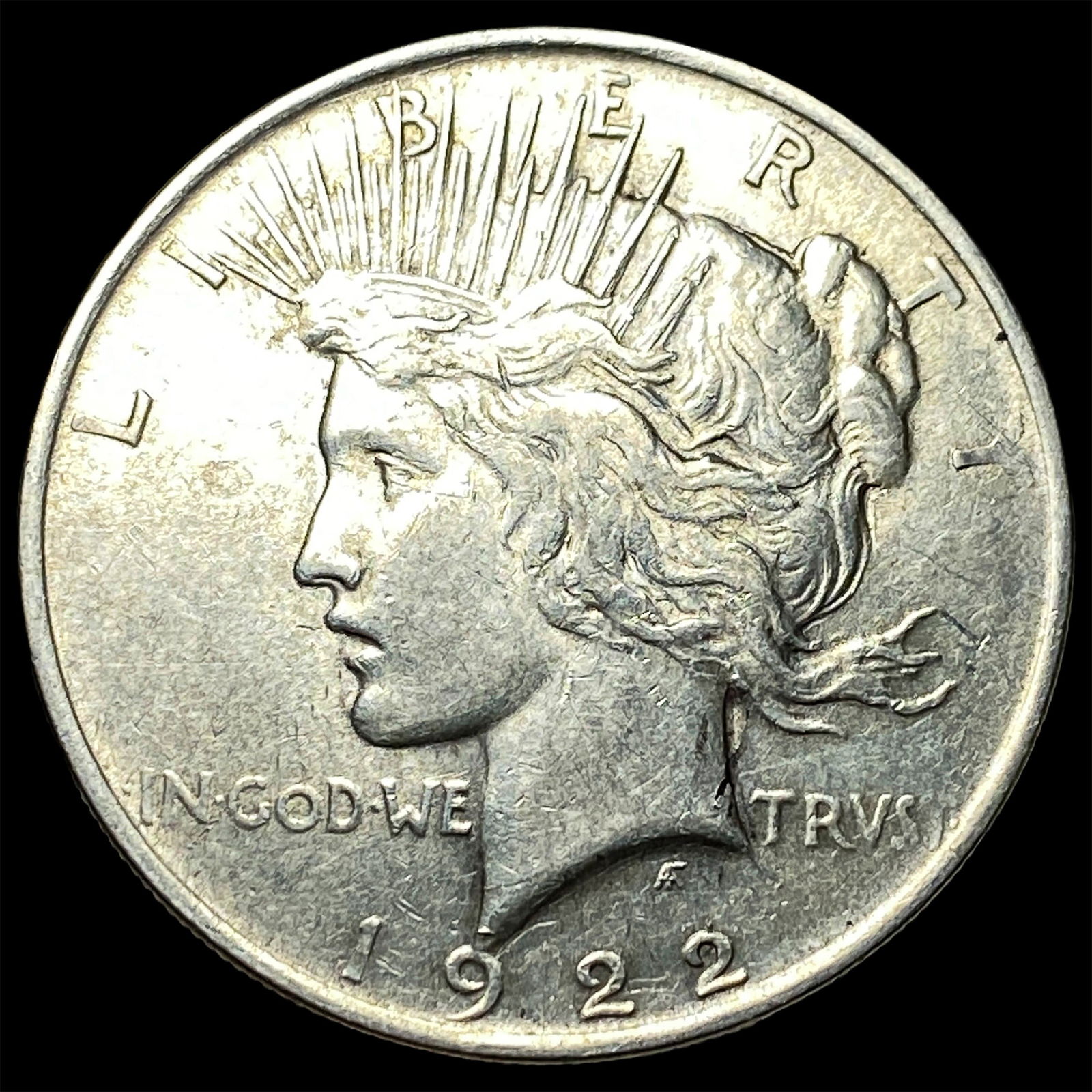 1922 Silver Peace Dollar CLOSELY UNCIRCULATED: 1922 Silver Peace Dollar CLOSELY UNCIRCULATED