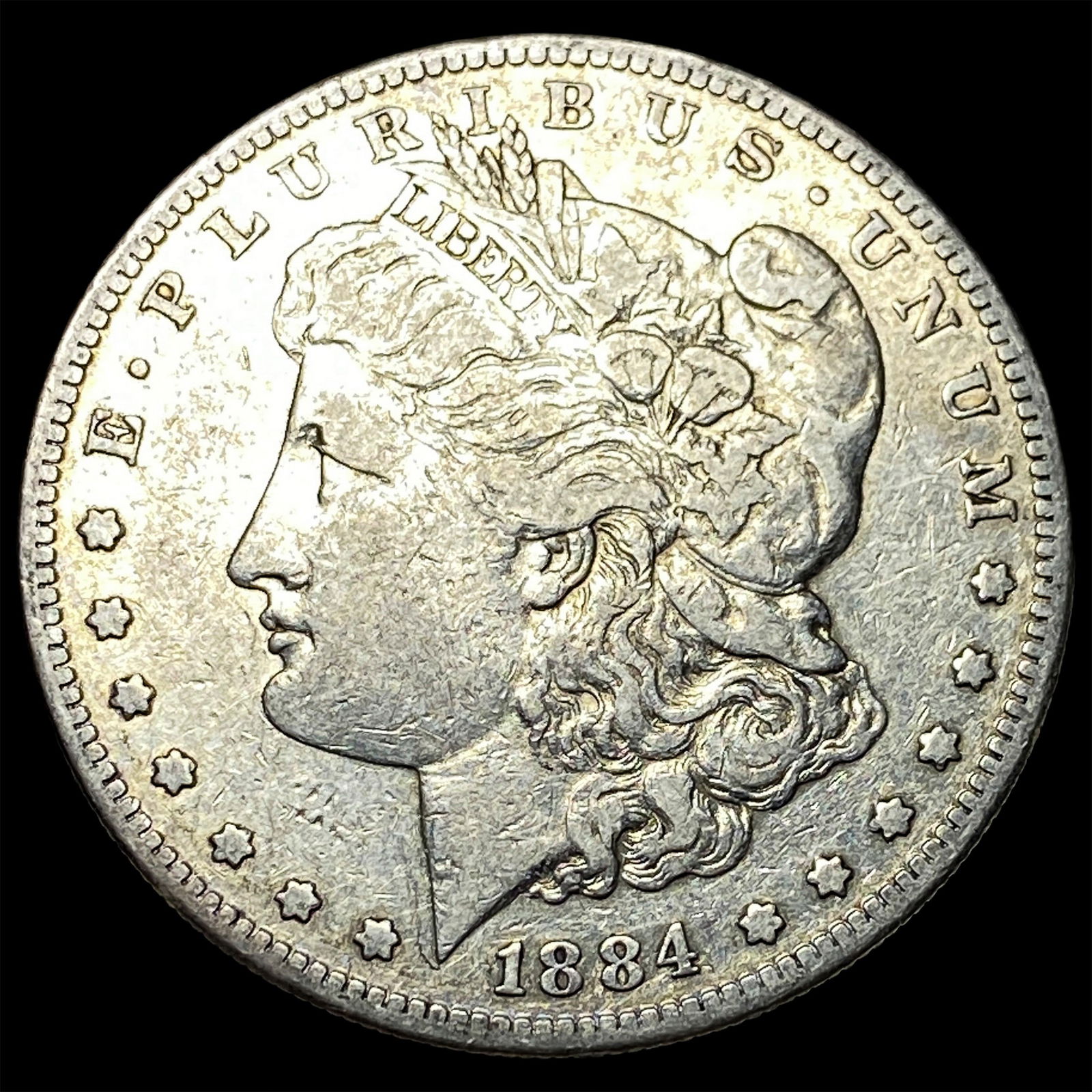 1884-S Silver Morgan Dollar NEARLY UNCIRCULATED: 1884-S Silver Morgan Dollar NEARLY UNCIRCULATED