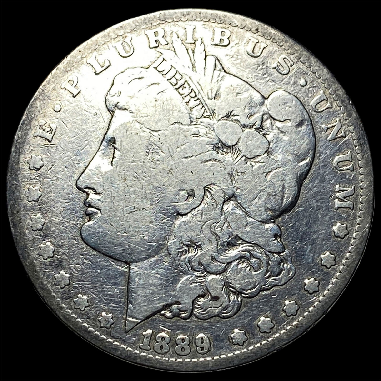 1889-CC Silver Morgan Dollar NICELY CIRCULATED: 1889-CC Silver Morgan Dollar NICELY CIRCULATED