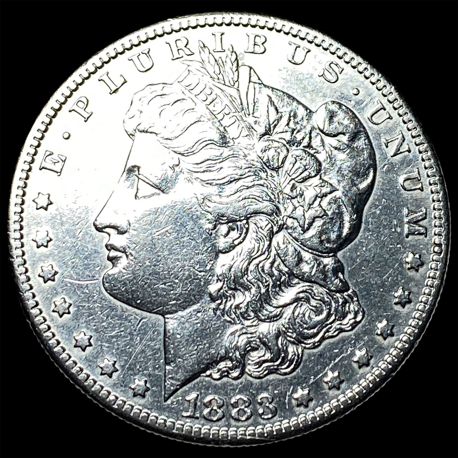 1883 Silver Morgan Dollar CLOSELY UNCIRCULATED: 1883 Silver Morgan Dollar CLOSELY UNCIRCULATED