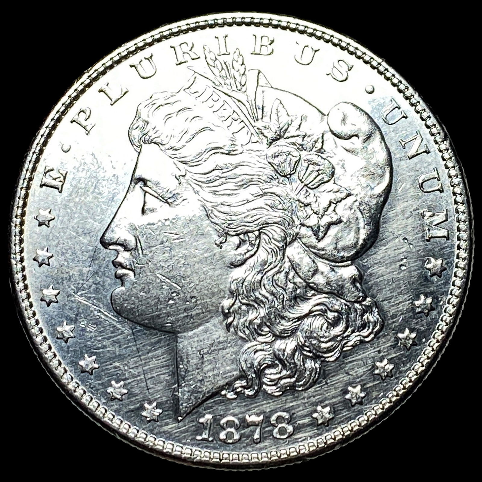 1878 Silver Morgan Dollar UNCIRCULATED: 1878 Silver Morgan Dollar UNCIRCULATED