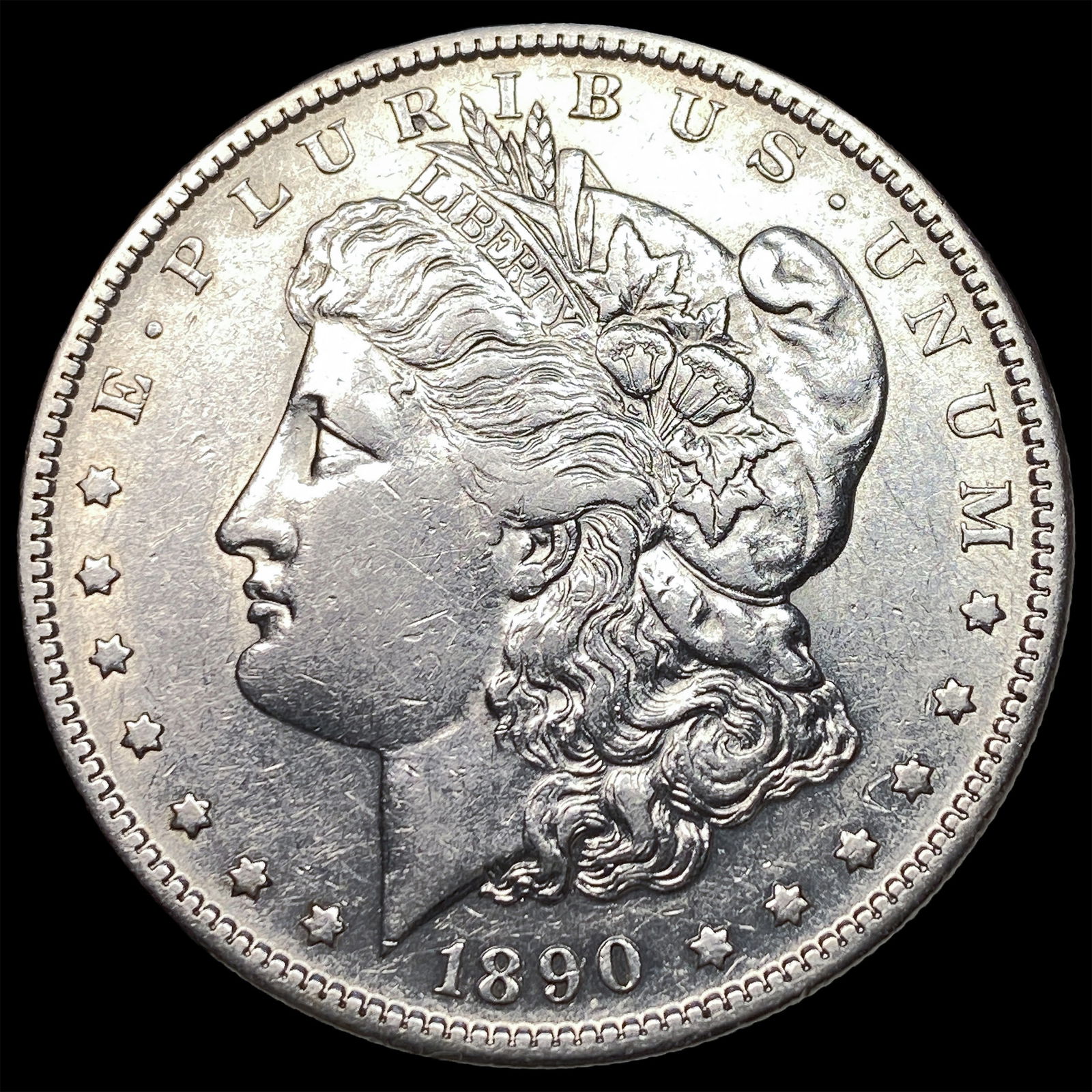 1890-S Silver Morgan Dollar CLOSELY UNCIRCULATED: 1890-S Silver Morgan Dollar CLOSELY UNCIRCULATED