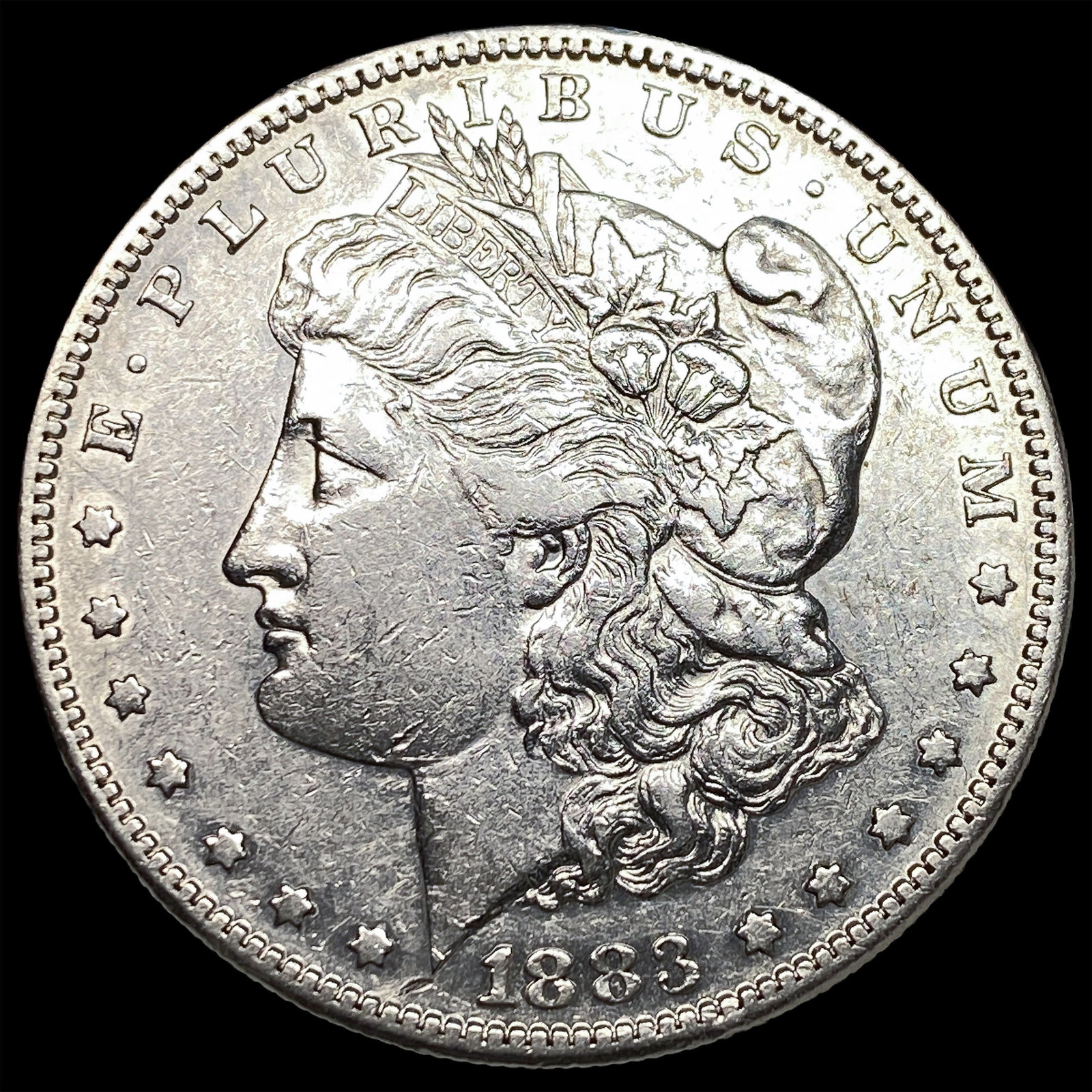 1883-S Silver Morgan Dollar CLOSELY UNCIRCULATED: 1883-S Silver Morgan Dollar CLOSELY UNCIRCULATED